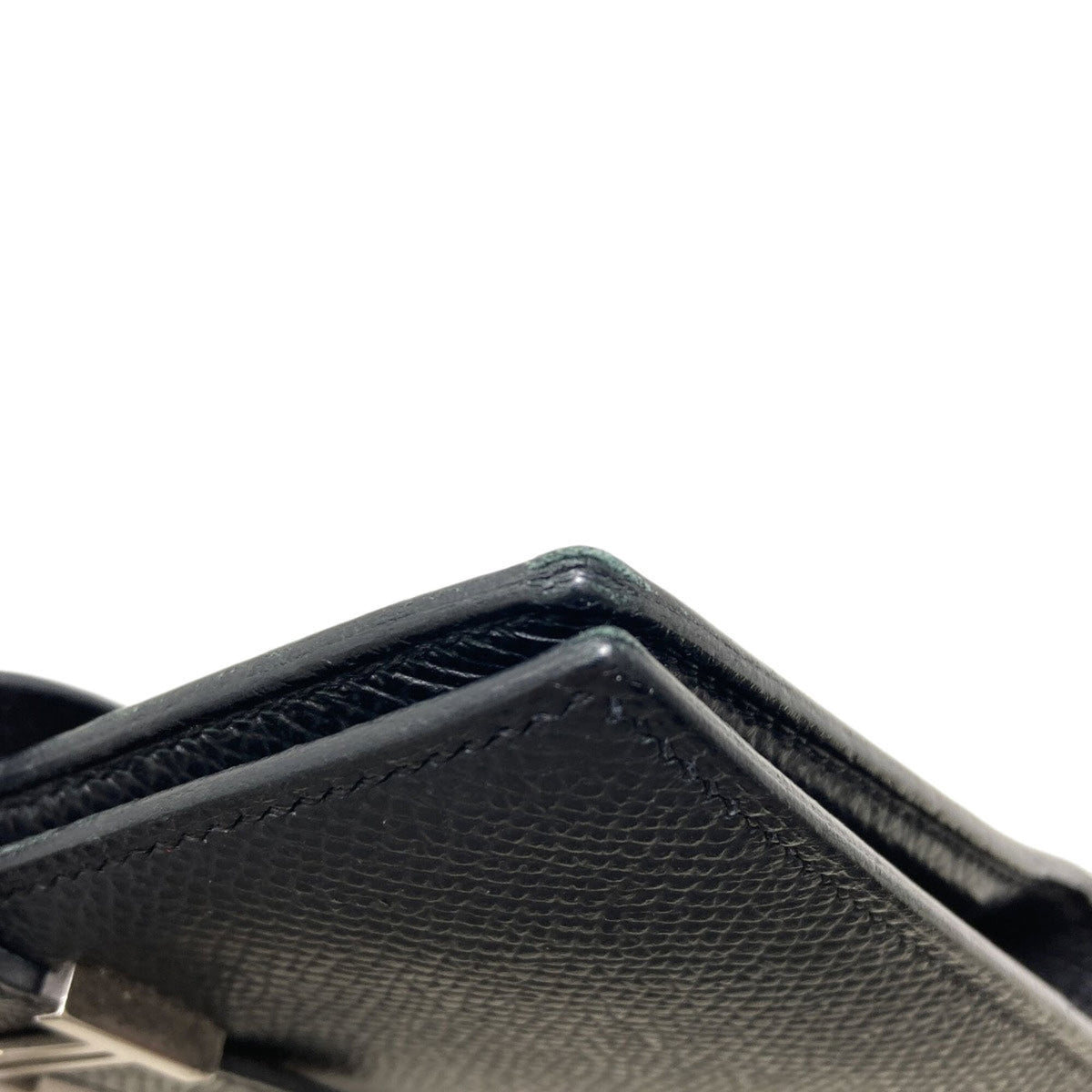 Hermes Black Epsom Leather Wallet (Bi-Fold) (Pre-Owned)