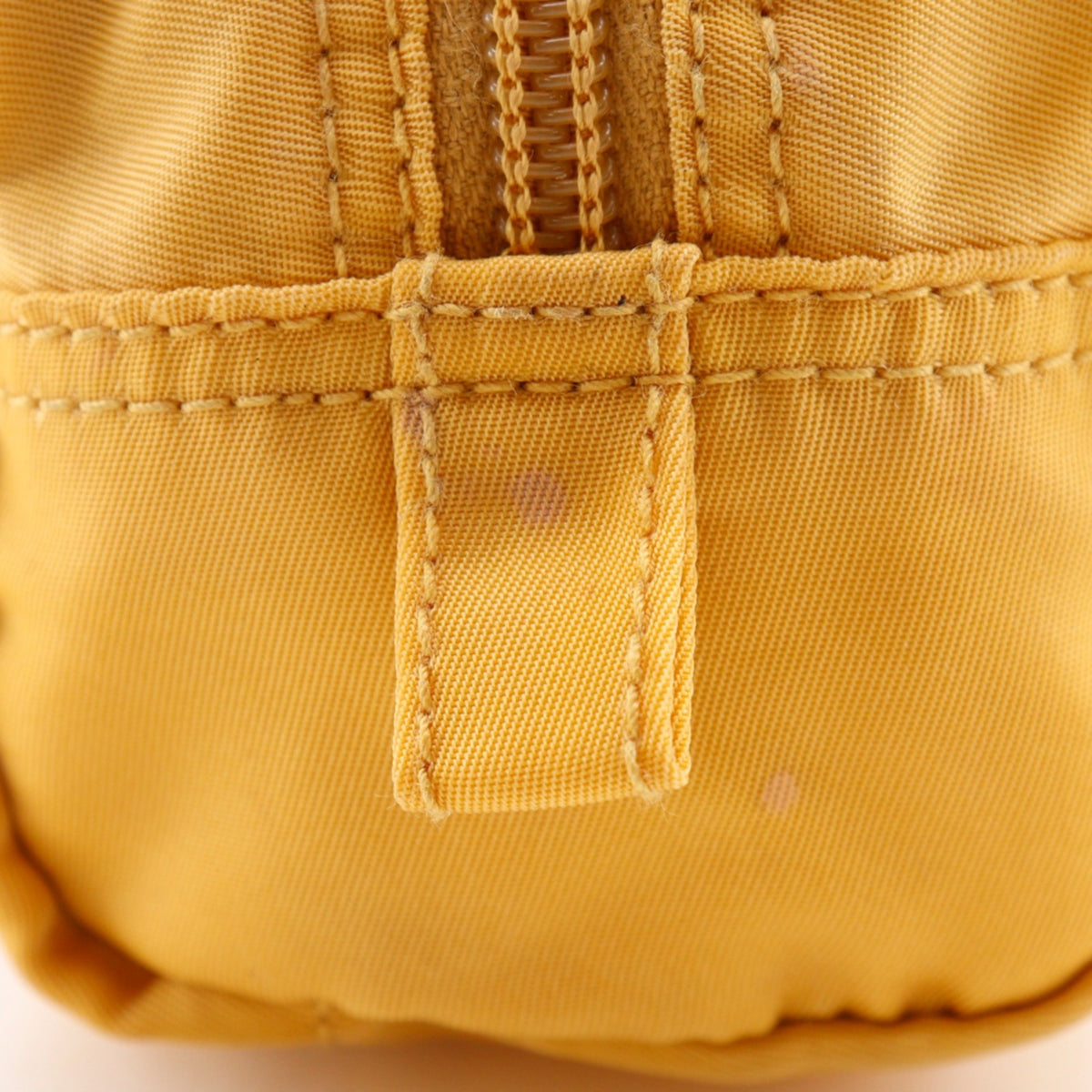 Prada Yellow Nylon Pouch (Pre-Owned)