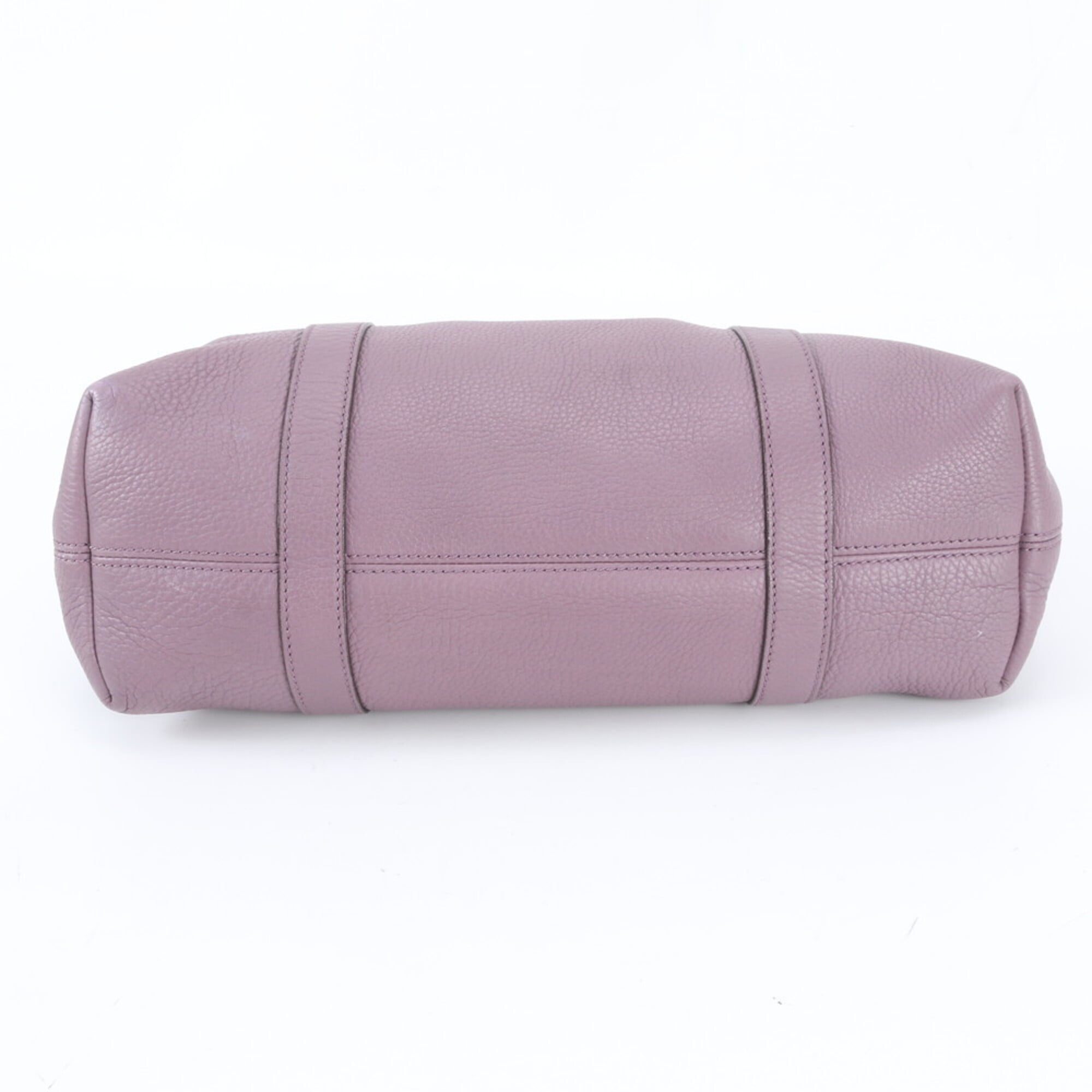 Gucci Miss Gg Purple Leather Handbag (Pre-Owned)