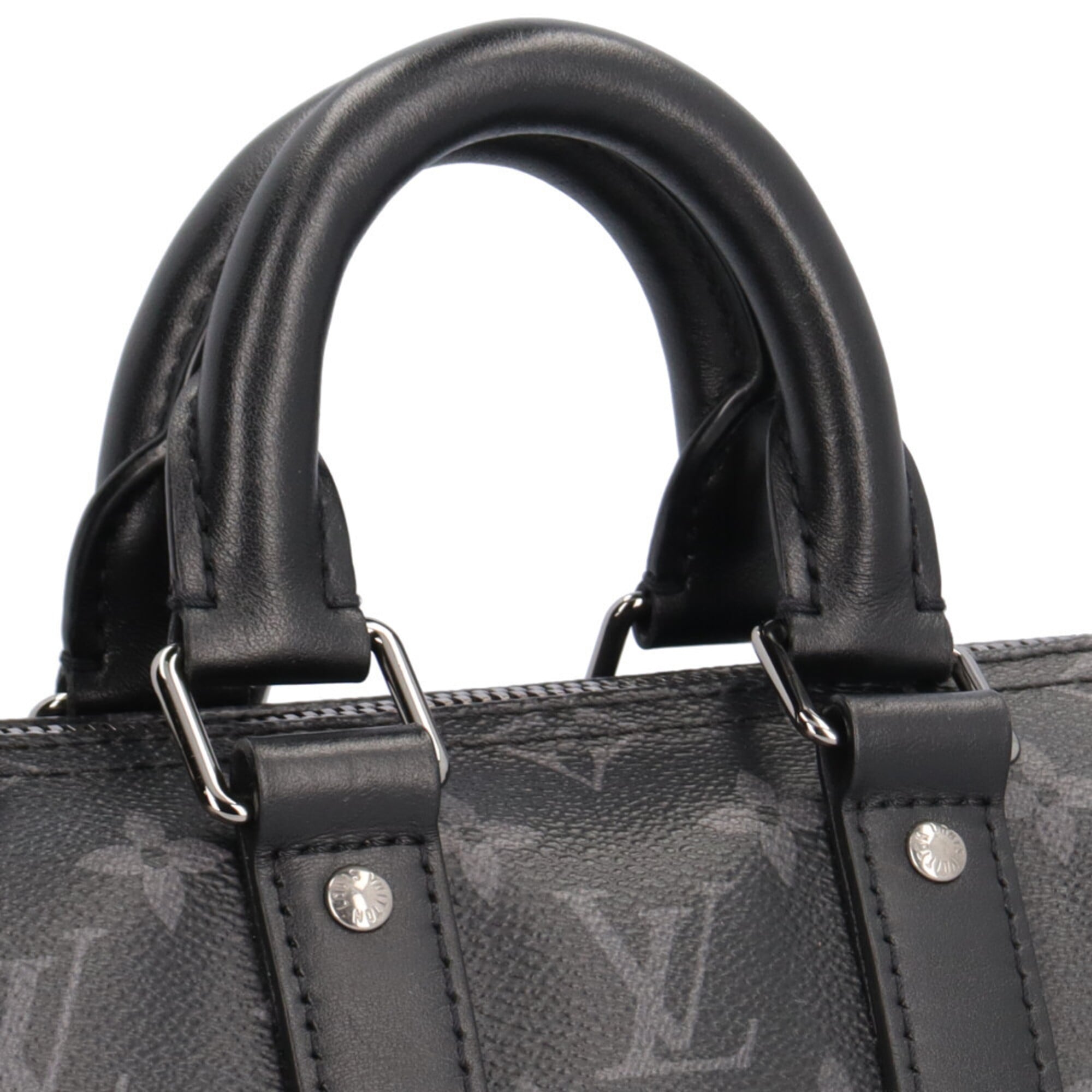 Louis Vuitton Black Gray Monogram Eclipse Shoulder Bag (Pre-Owned)
