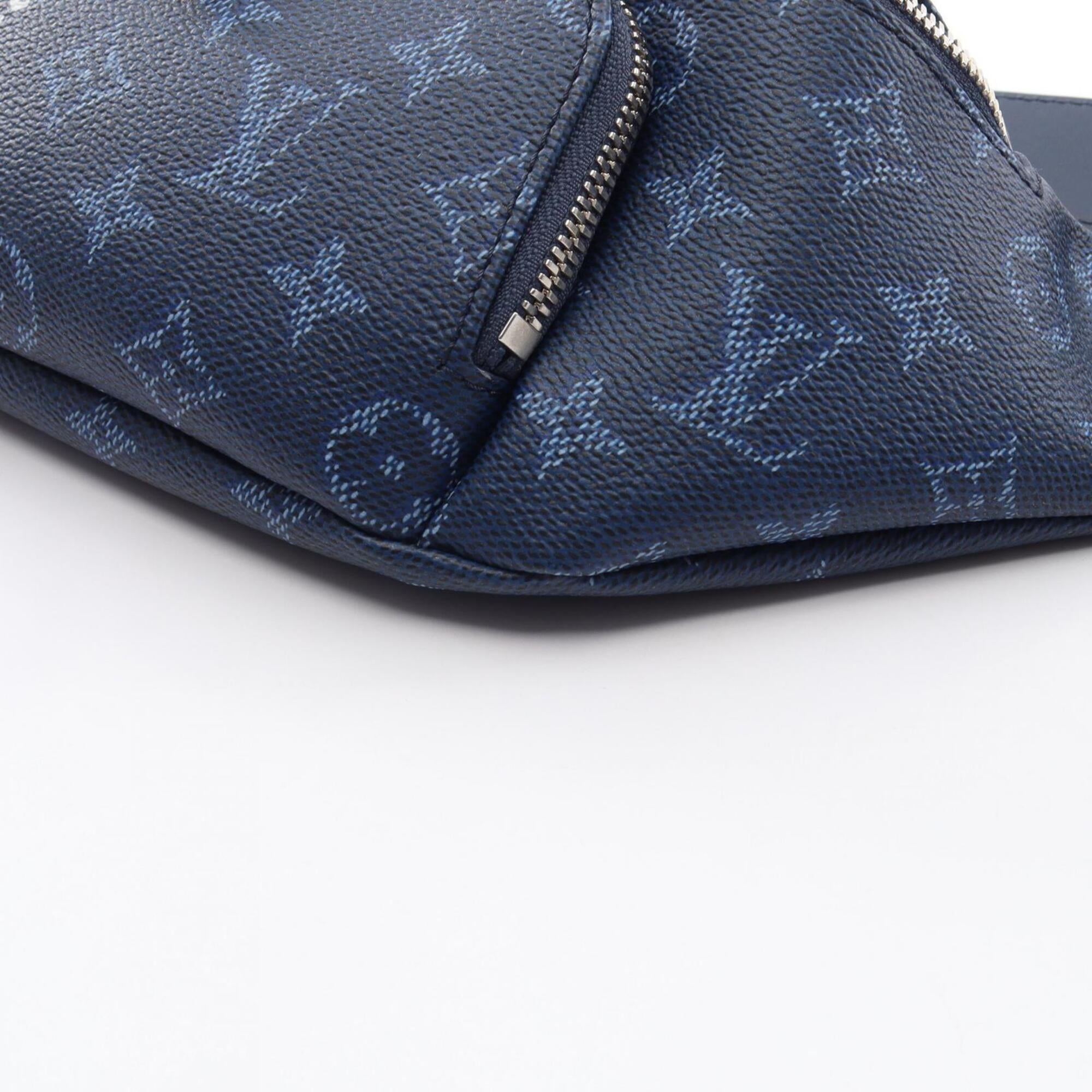 Louis Vuitton Navy Ocean Coated Canvas Fanny Pack Sling Bag (Pre-Owned)