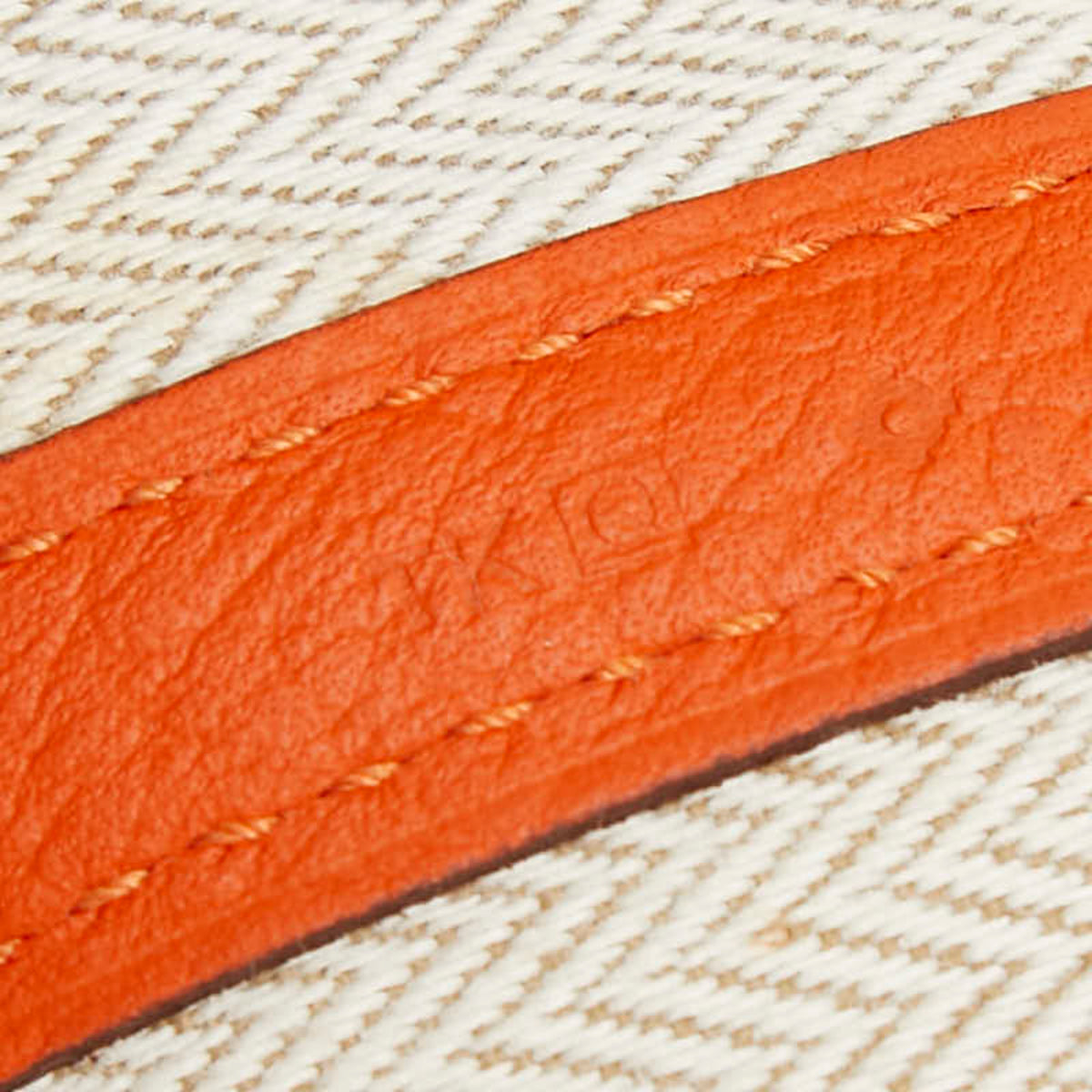 Hermes Capucine Orange Country Leather Handbag Tote Bag (Pre-Owned)