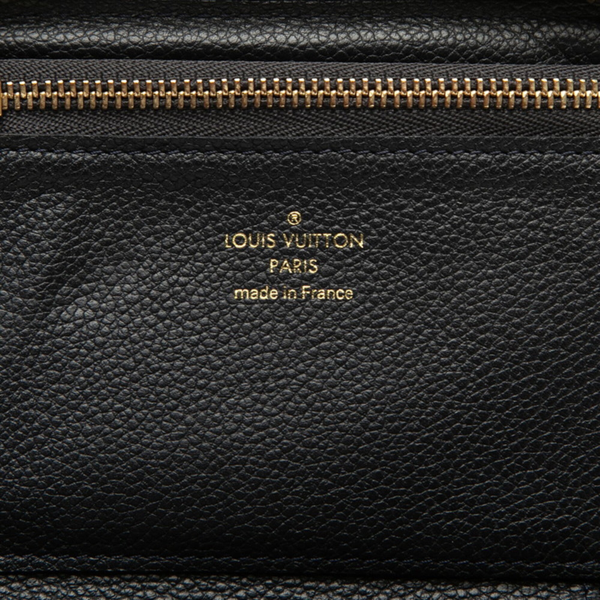 Louis Vuitton Monogram Empreinte Black Leather Wallet (Bi-Fold) (Pre-Owned)
