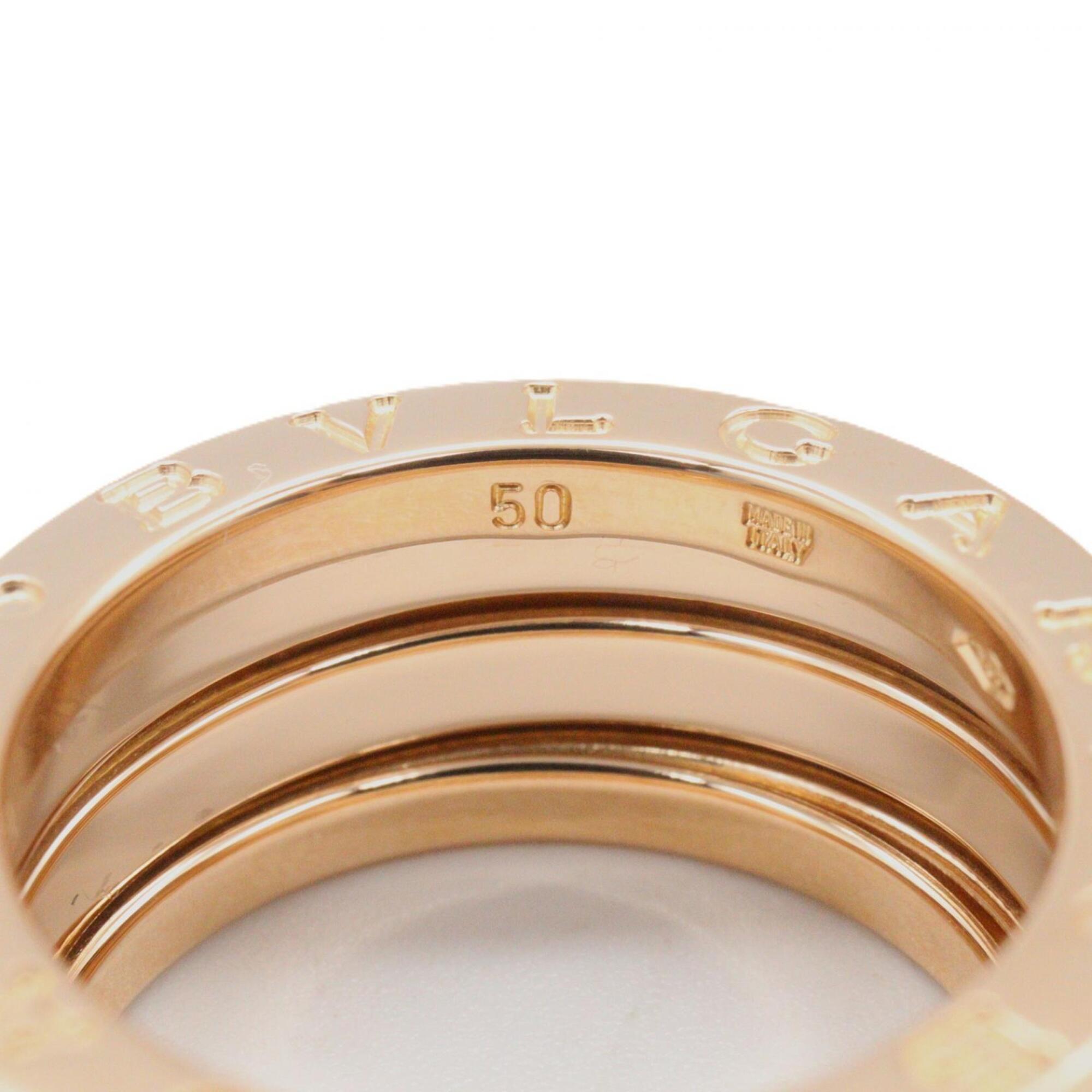Bvlgari Gold Pink Gold (18K) Band Ring (Pre-Owned)