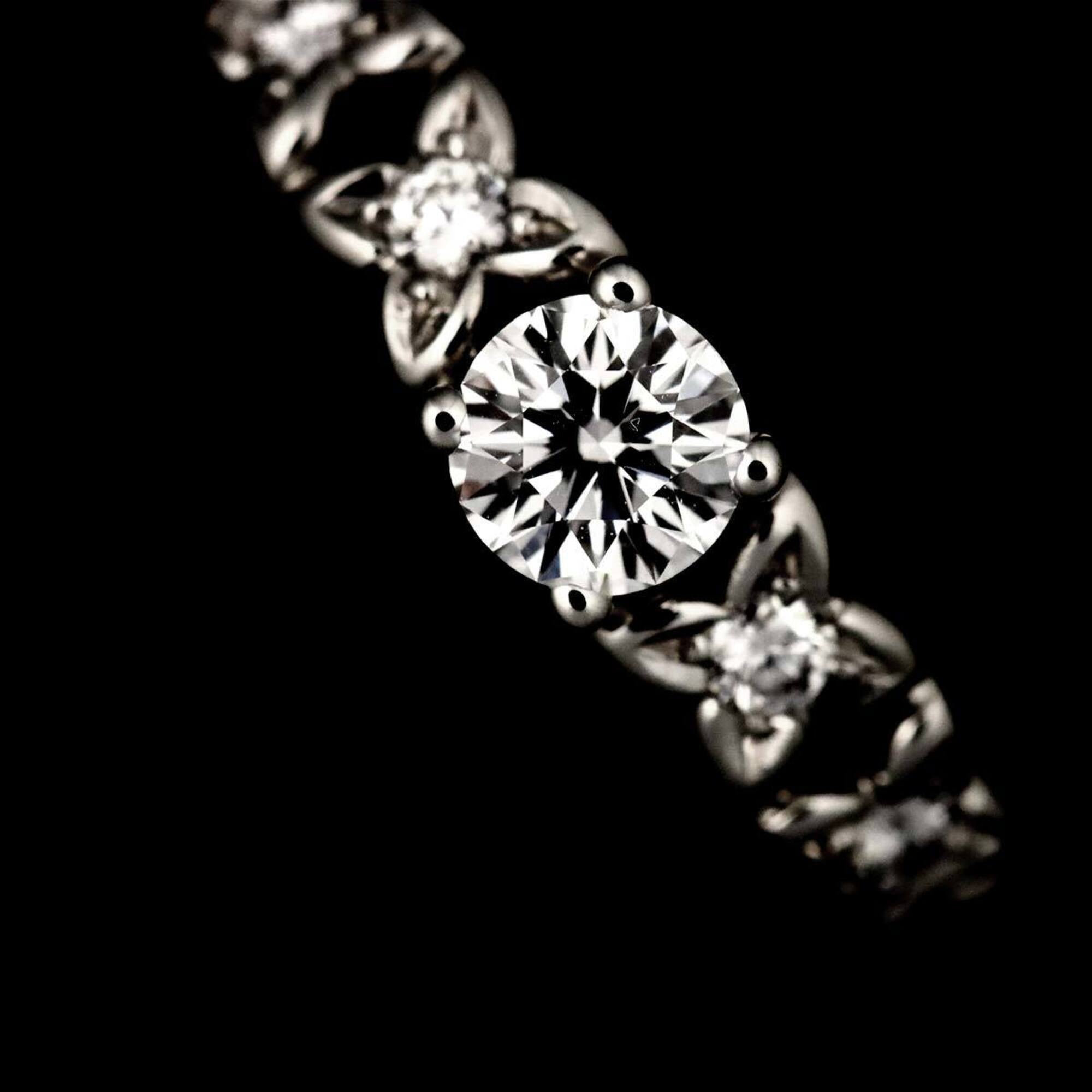 Christian Dior Platinum 950 Band Ring (Pre-Owned)