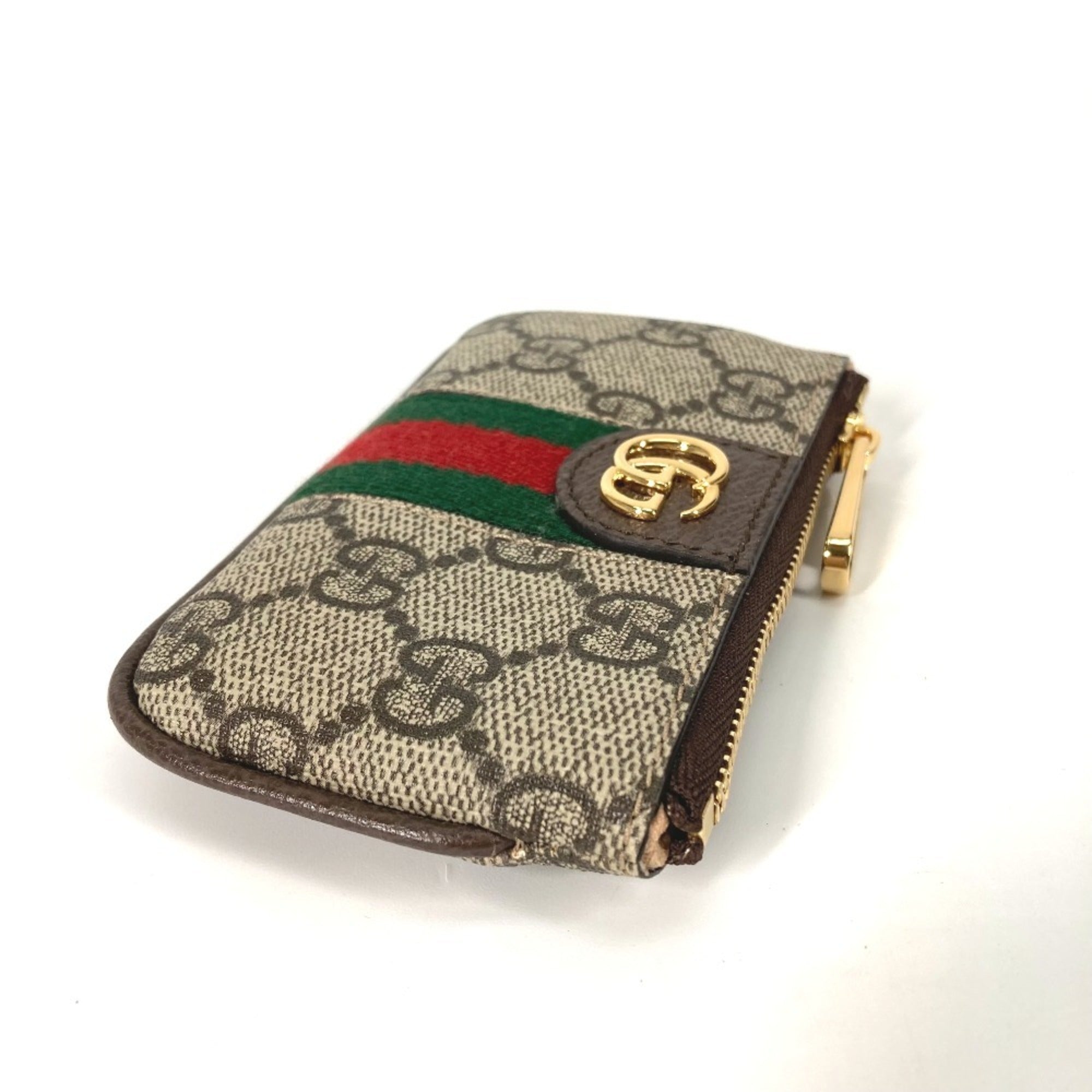 Gucci Beige Gg Supreme Coin Purse/Coin Case (Pre-Owned)