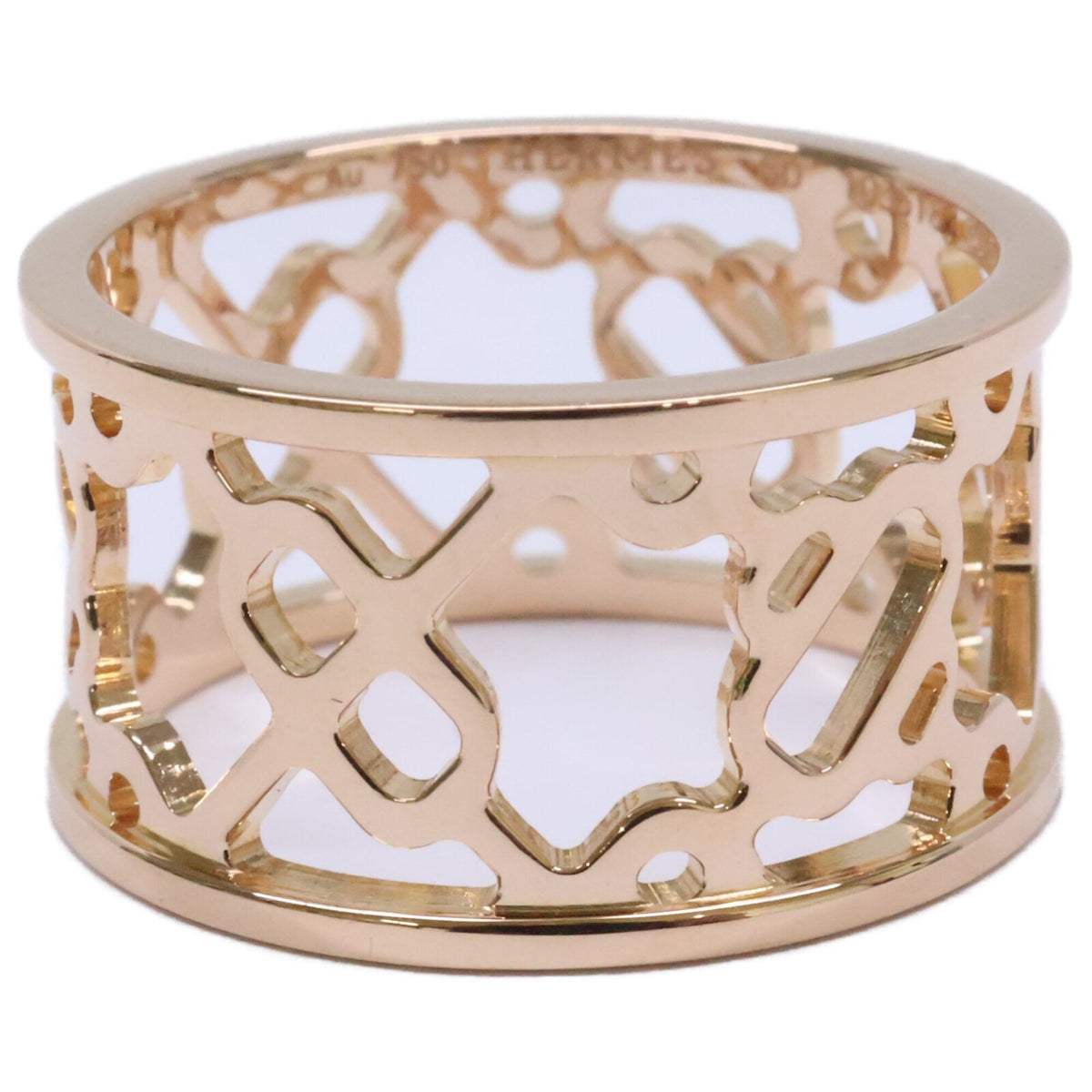 Hermes Yellow Gold Yellow Gold (18K) Band Ring (Pre-Owned)
