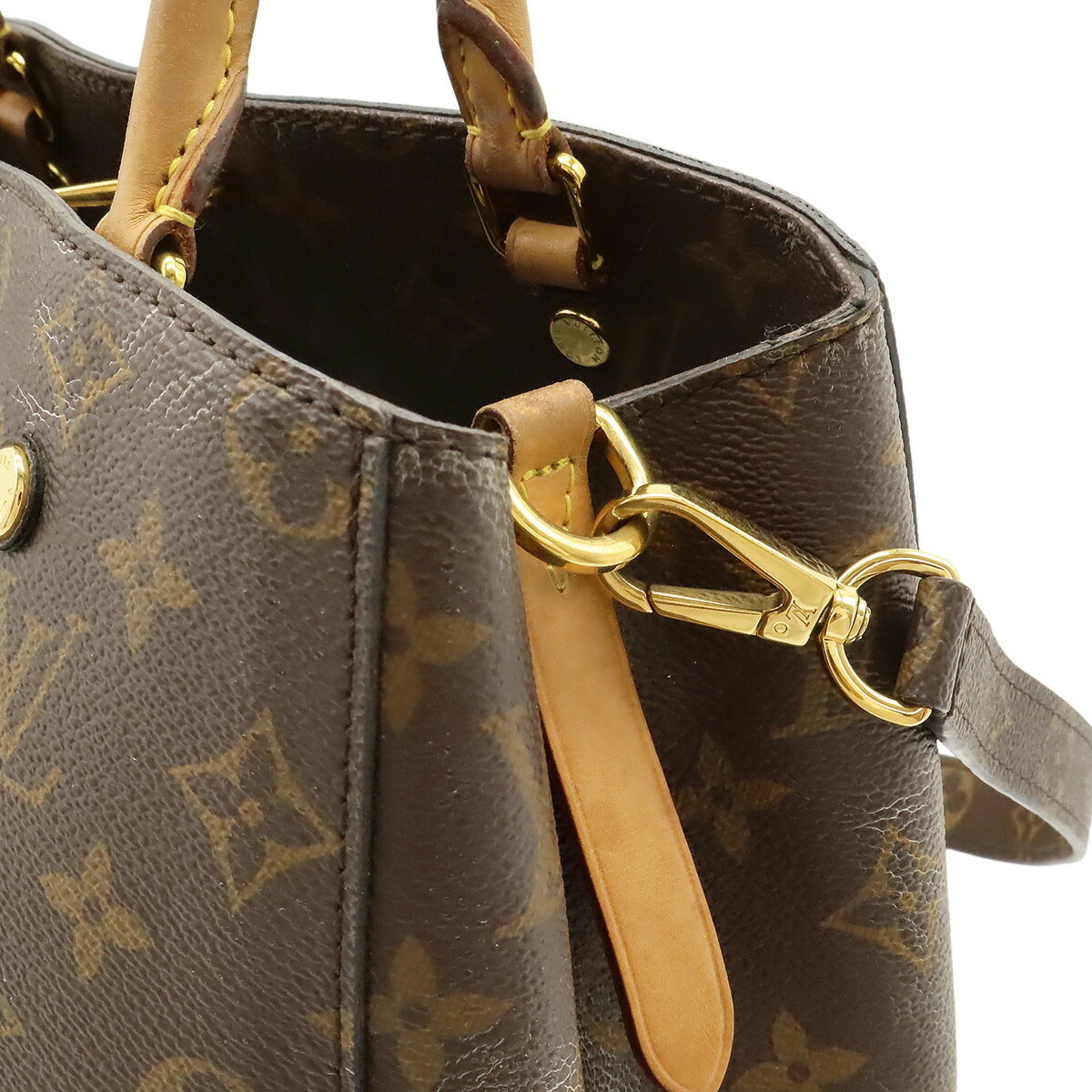 Louis Vuitton Brown Monogram White Monogram Handbag Shoulder Bag (Pre-Owned)