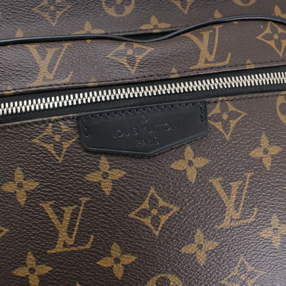 Louis Vuitton Monogram Macassar Black Brown Monogram Leather Backpack (Pre-Owned)