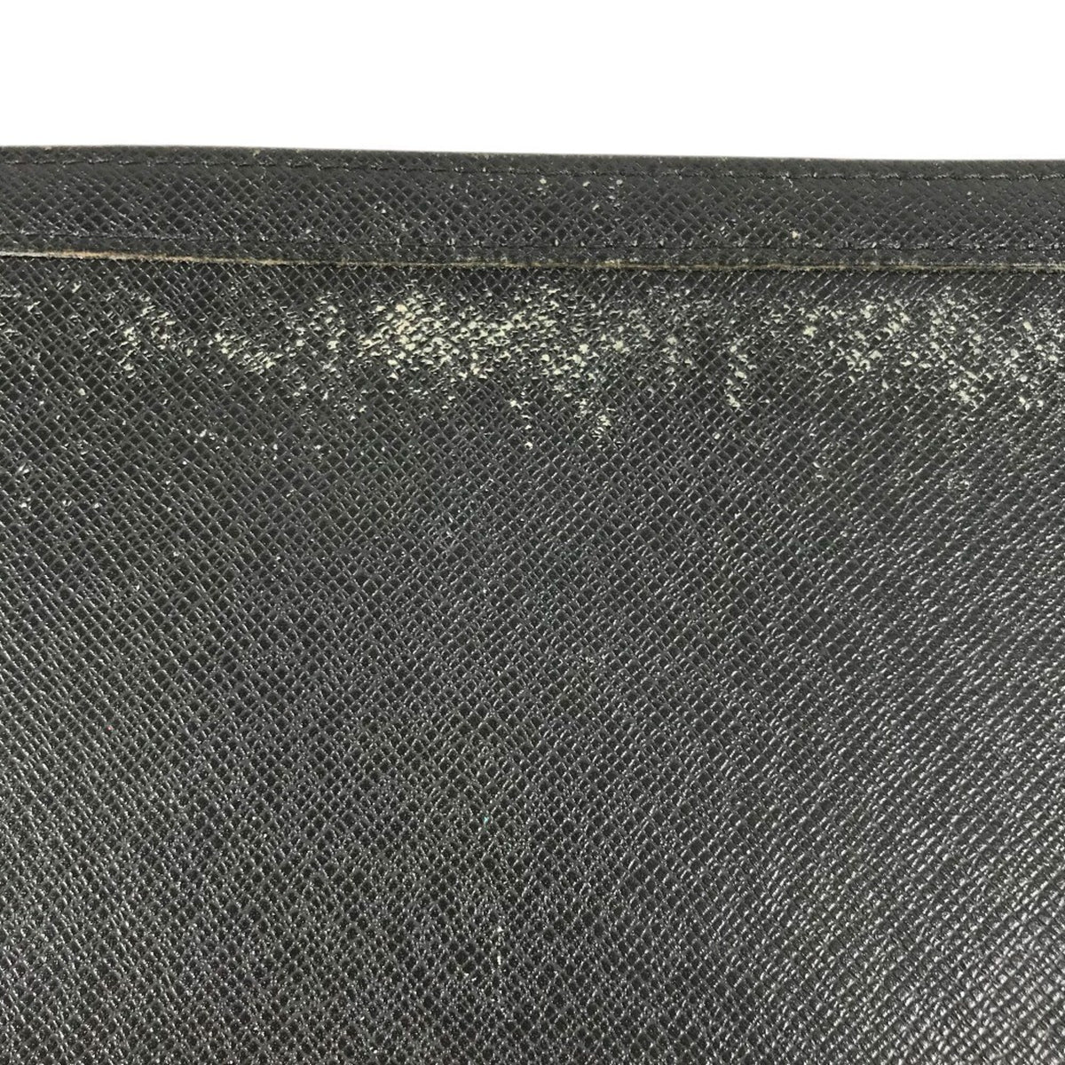 Louis Vuitton Ardoise Black Taiga Leather Clutch Bag Pochette Pouch (Pre-Owned)