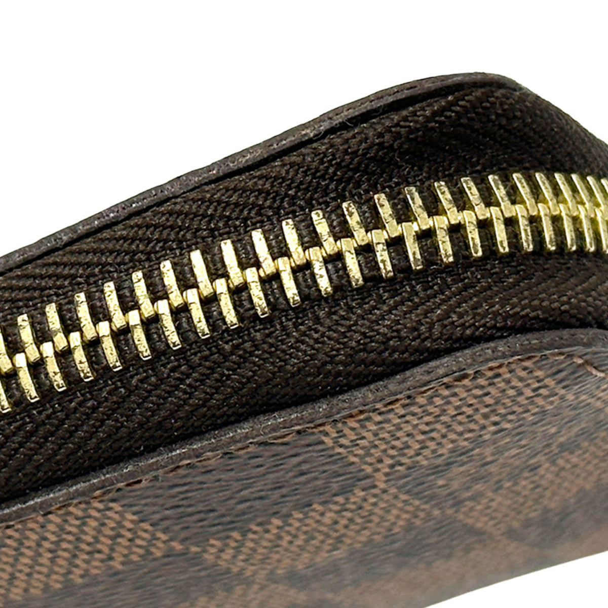 Louis Vuitton Damier Brown Ebene Damier Canvas Long Wallet (Bi-Fold) (Pre-Owned)