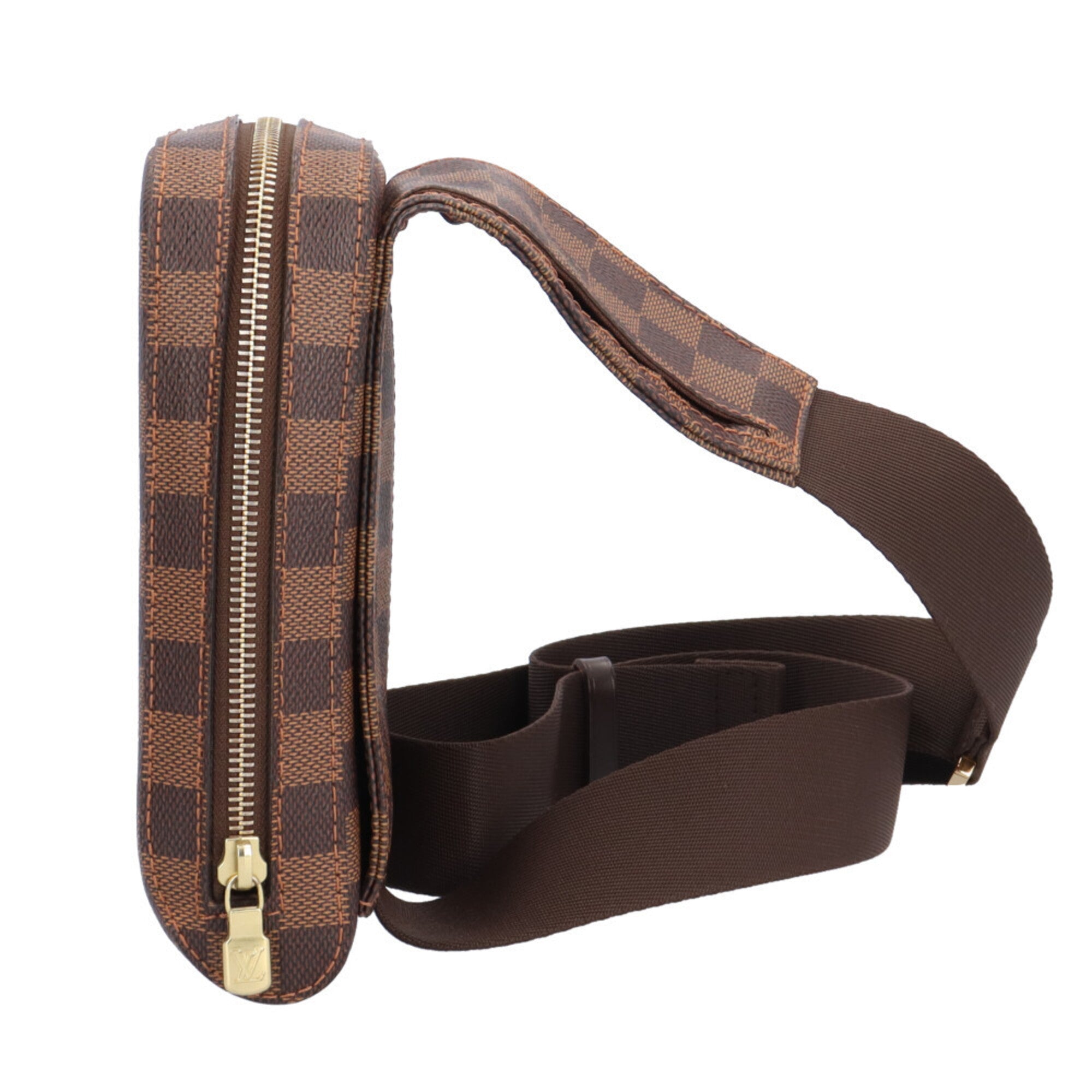 Louis Vuitton Brown Damier Canvas Sling Bag (Pre-Owned)