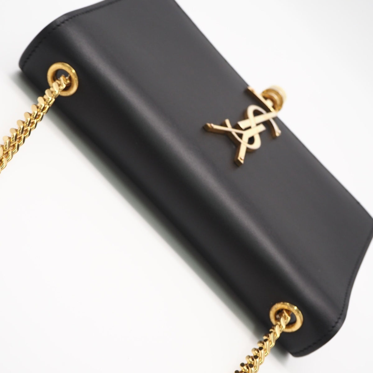 Yves Saint Laurent Black Leather Shoulder Bag (Pre-Owned)