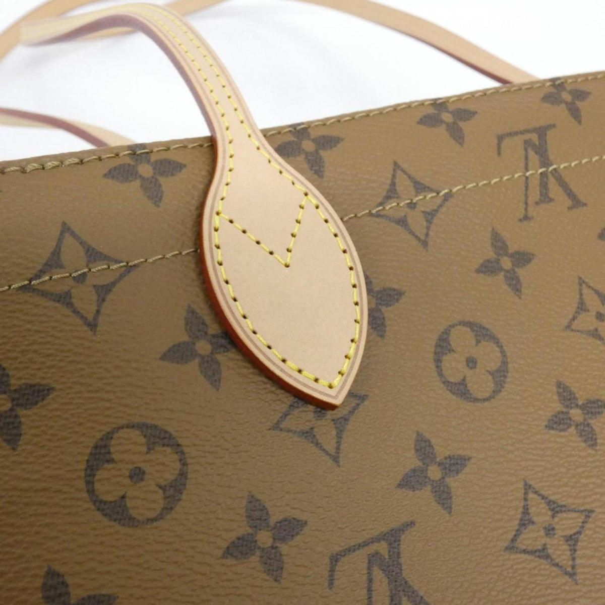 Louis Vuitton Monogram Marron Coated Canvas Handbag (Pre-Owned)