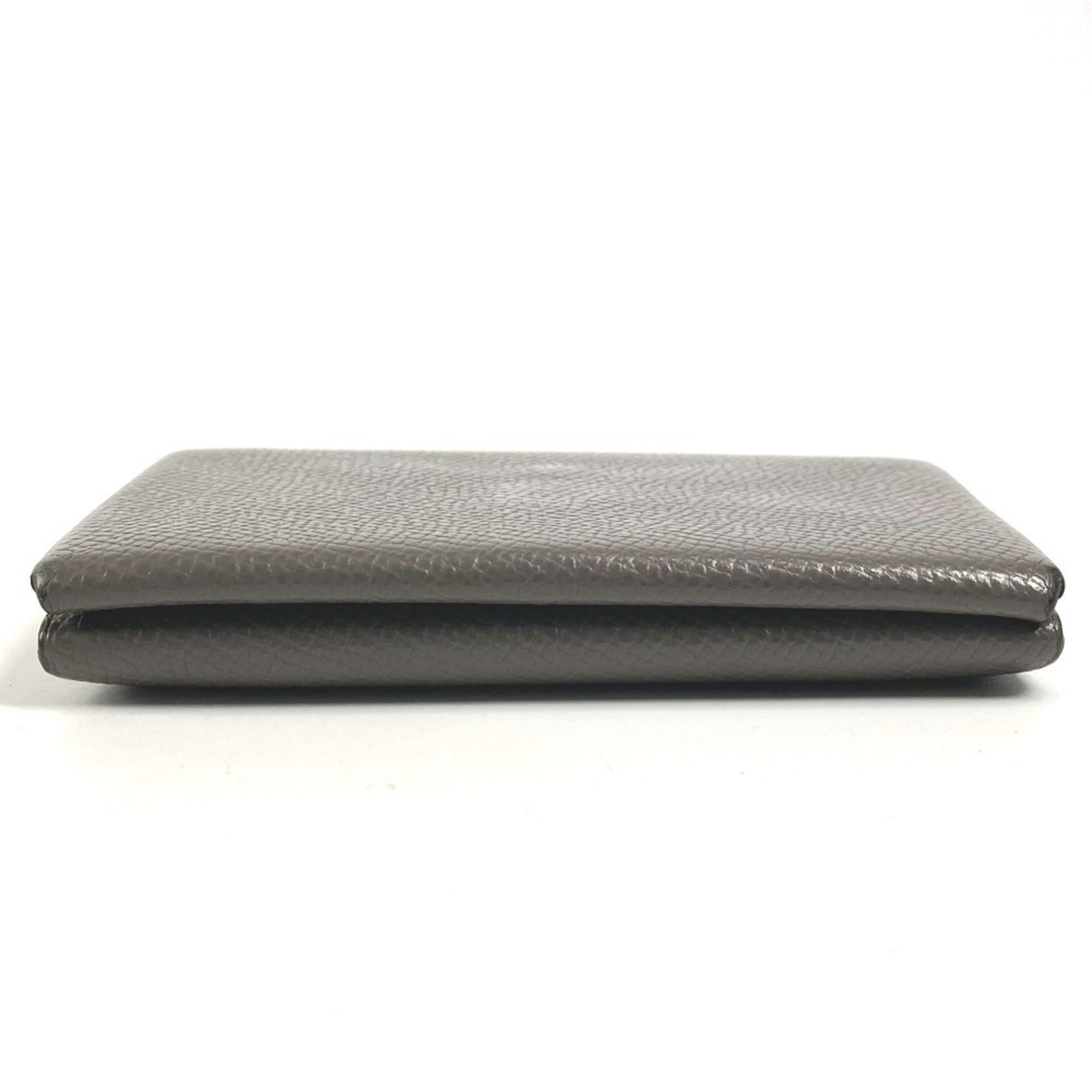 Hermes Gray Chevre Leather Wallet (Bi-Fold) (Pre-Owned)