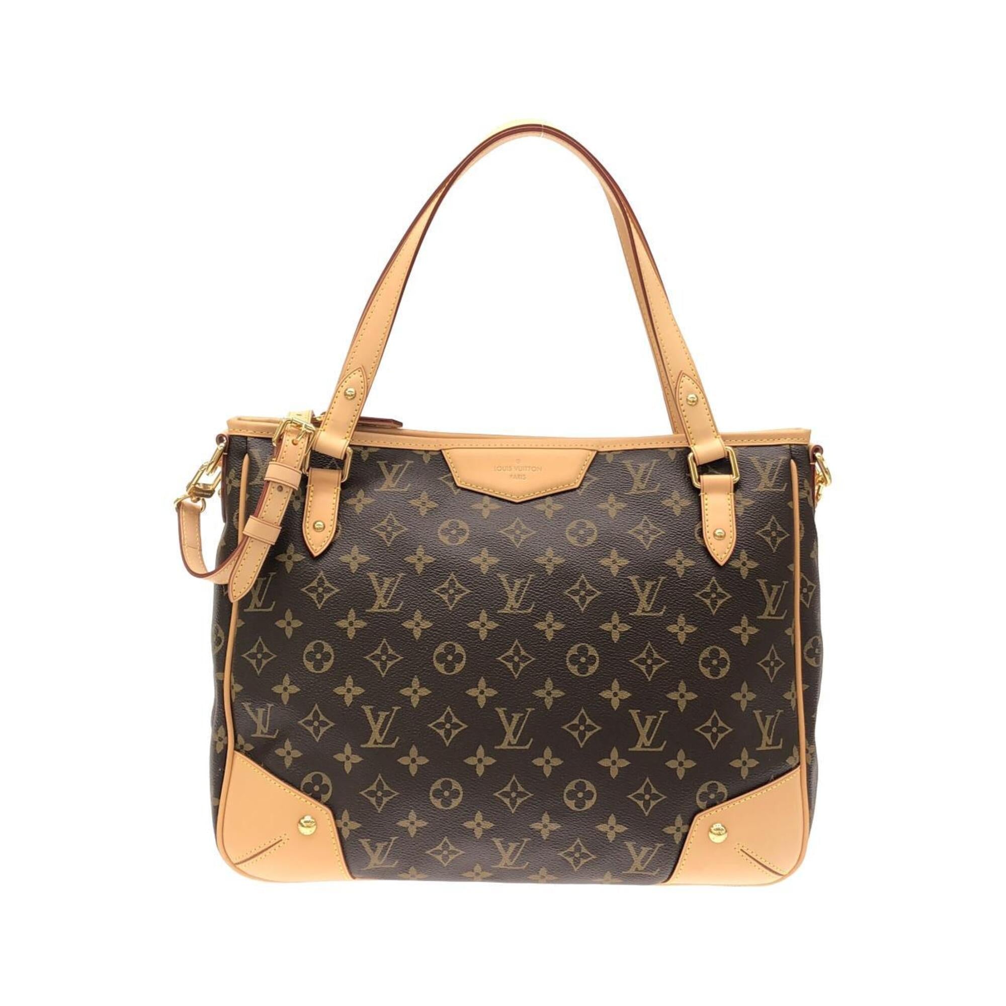Louis Vuitton Brown Coated Canvas Handbag (Pre-Owned)