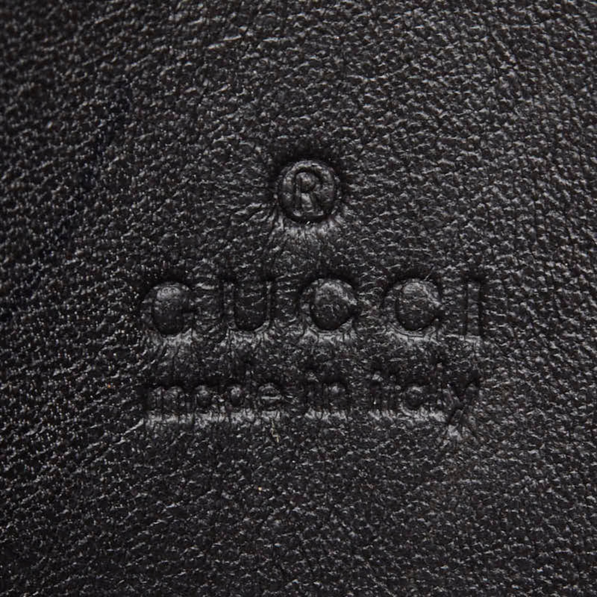 Gucci Beige Canvas Leather Coin Purse/Coin Case (Pre-Owned)