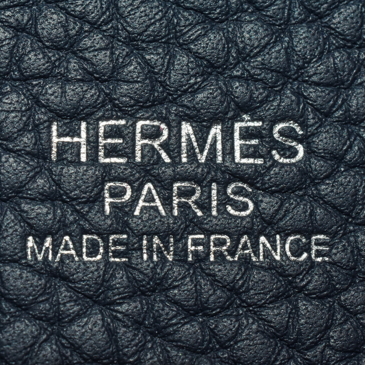 Hermes Picotin Blue Nuit Navy Pink Taurillon Clemence Leather Handbag (Pre-Owned)