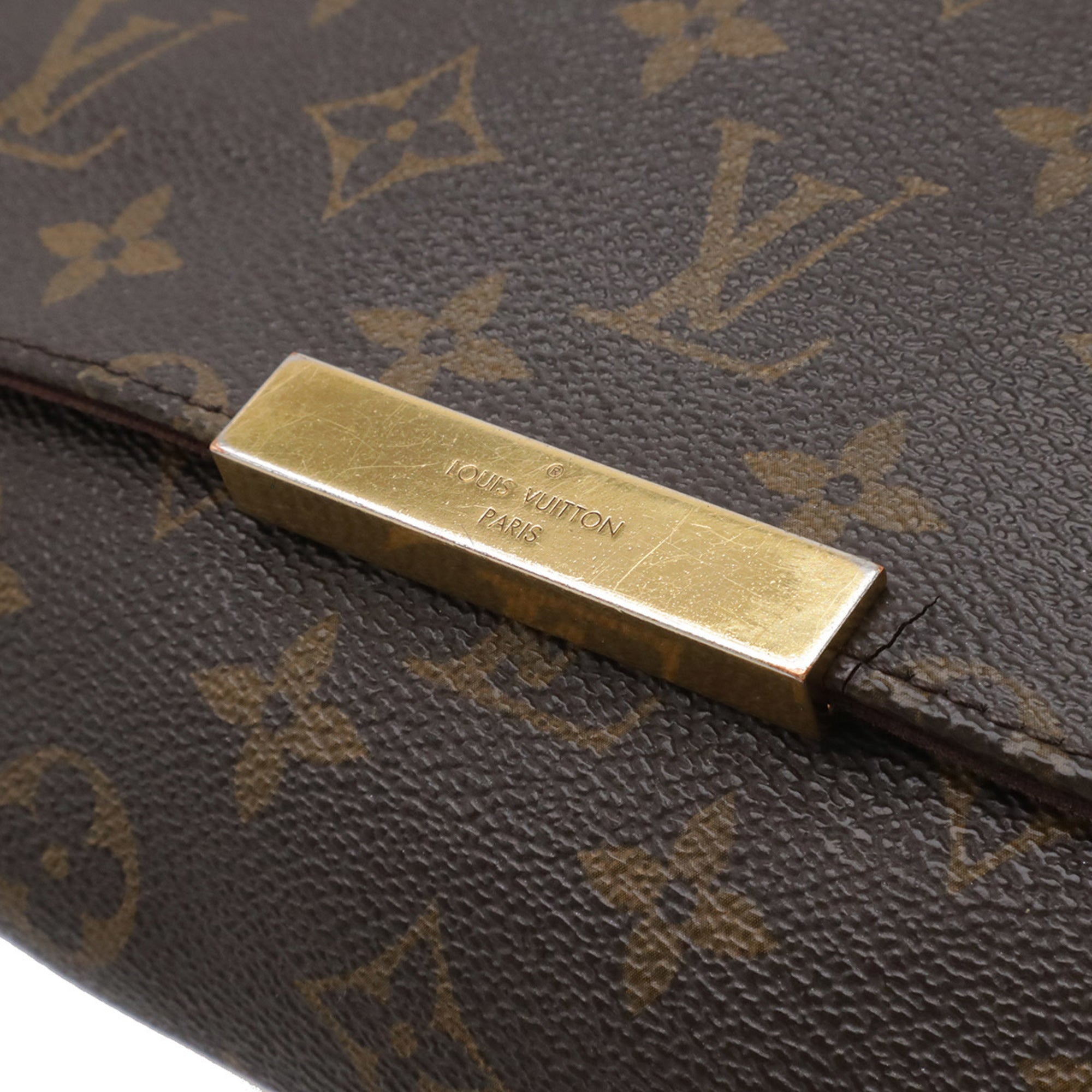 Louis Vuitton Monogram Brown Monogram Clutch Bag Shoulder Bag (Pre-Owned)