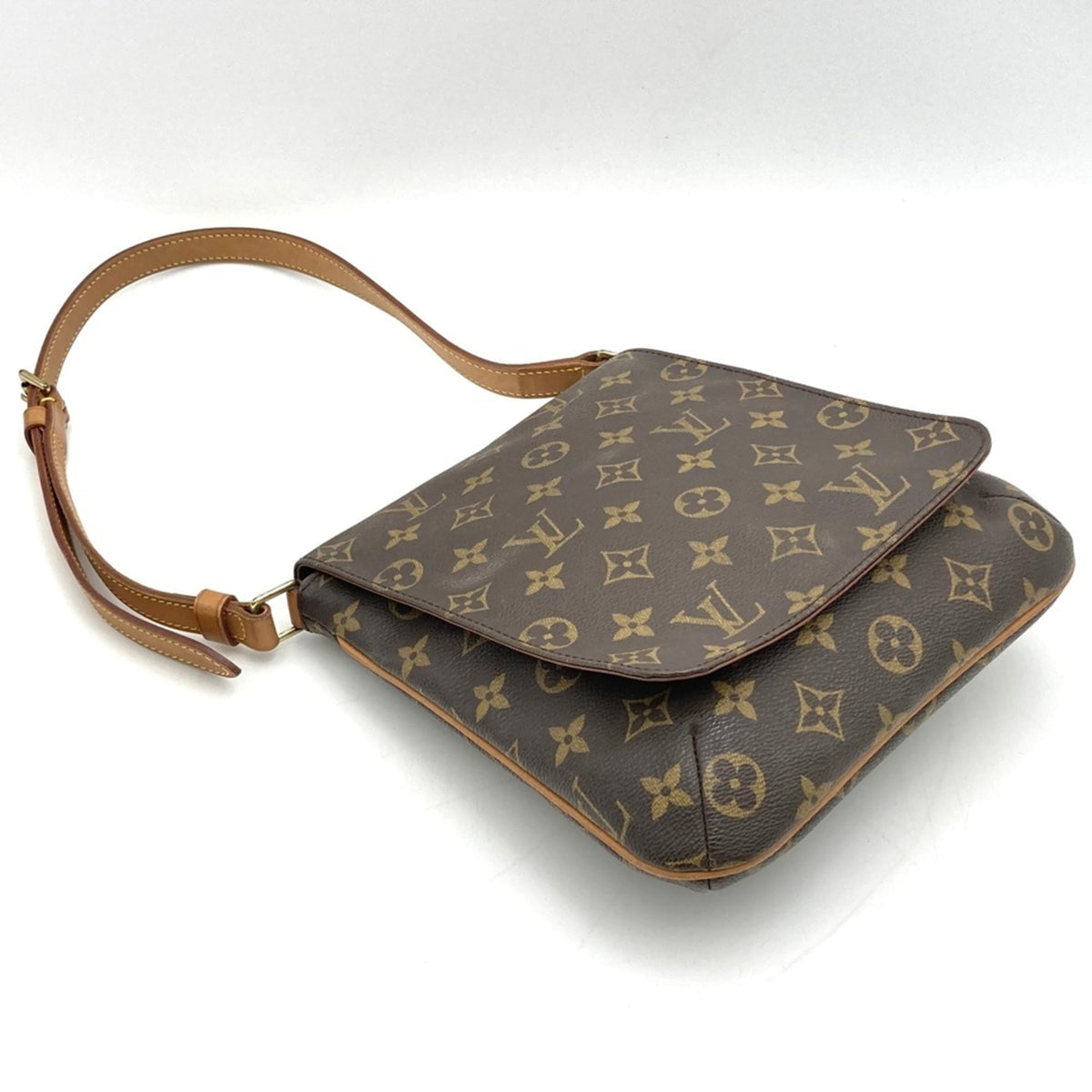 Louis Vuitton Brown Monogram Canvas Shoulder Bag (Pre-Owned)