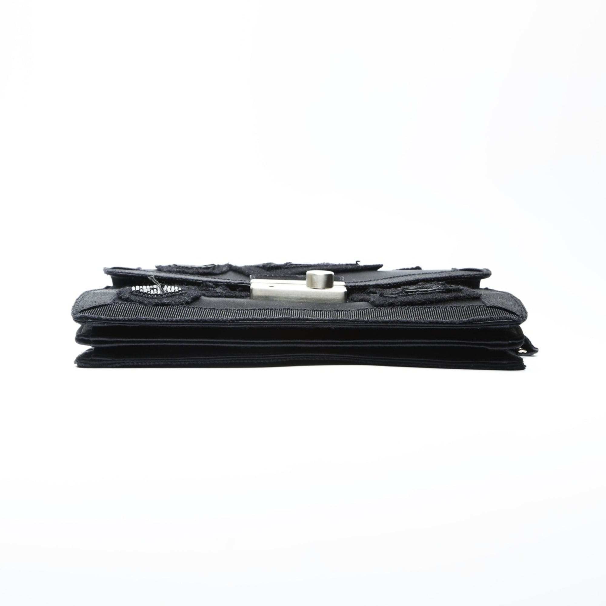 Prada Black Satin Beads Shoulder Bag (Pre-Owned)