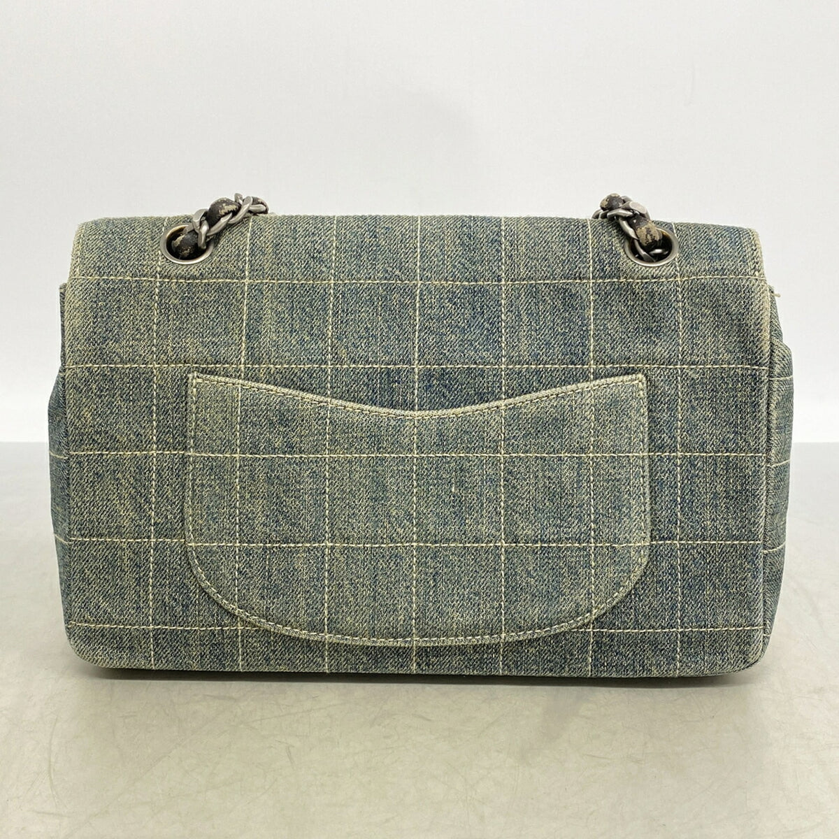 Chanel Blue Denim Shoulder Bag (Pre-Owned)