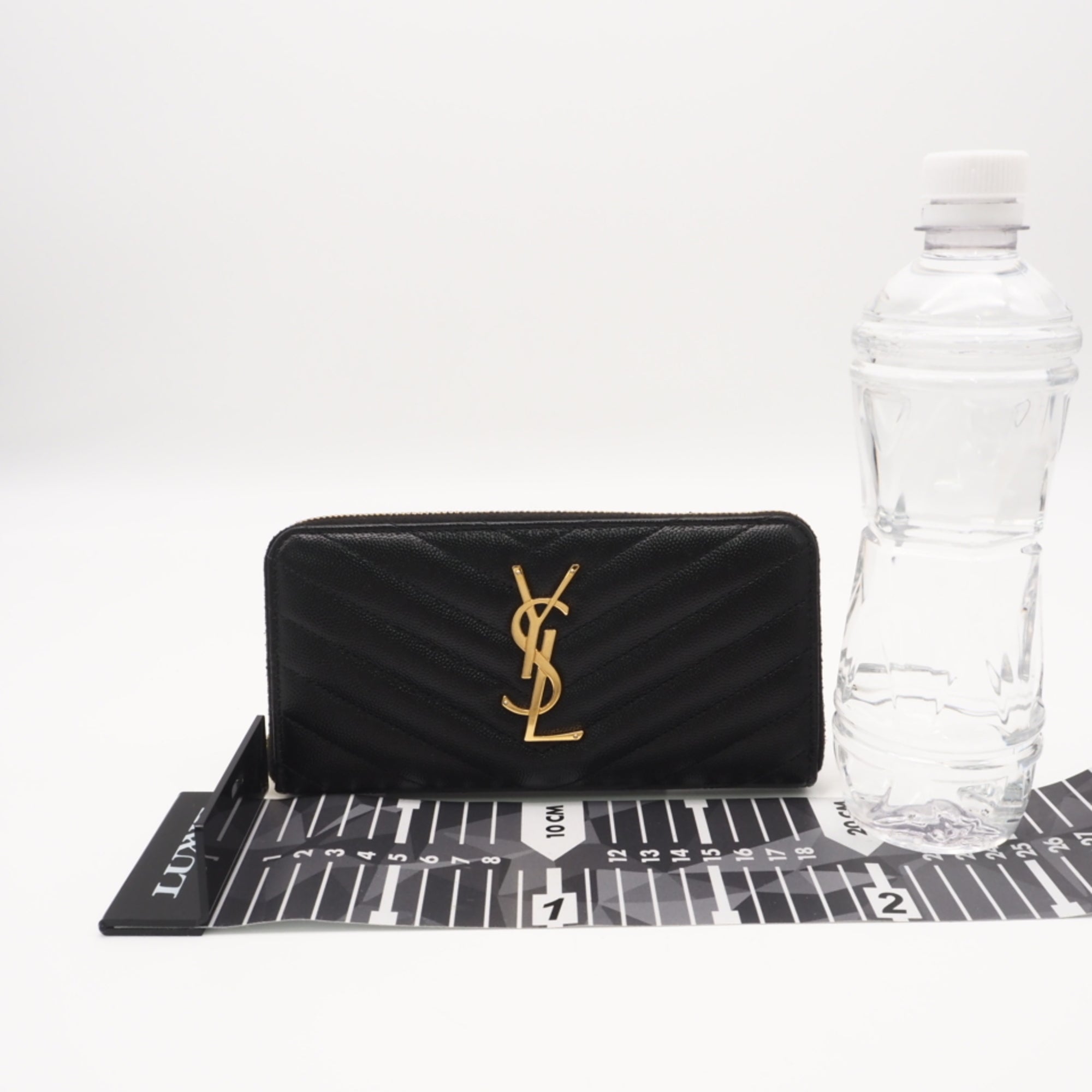 Saint Laurent Black Long Wallet (Bi-Fold) (Pre-Owned)
