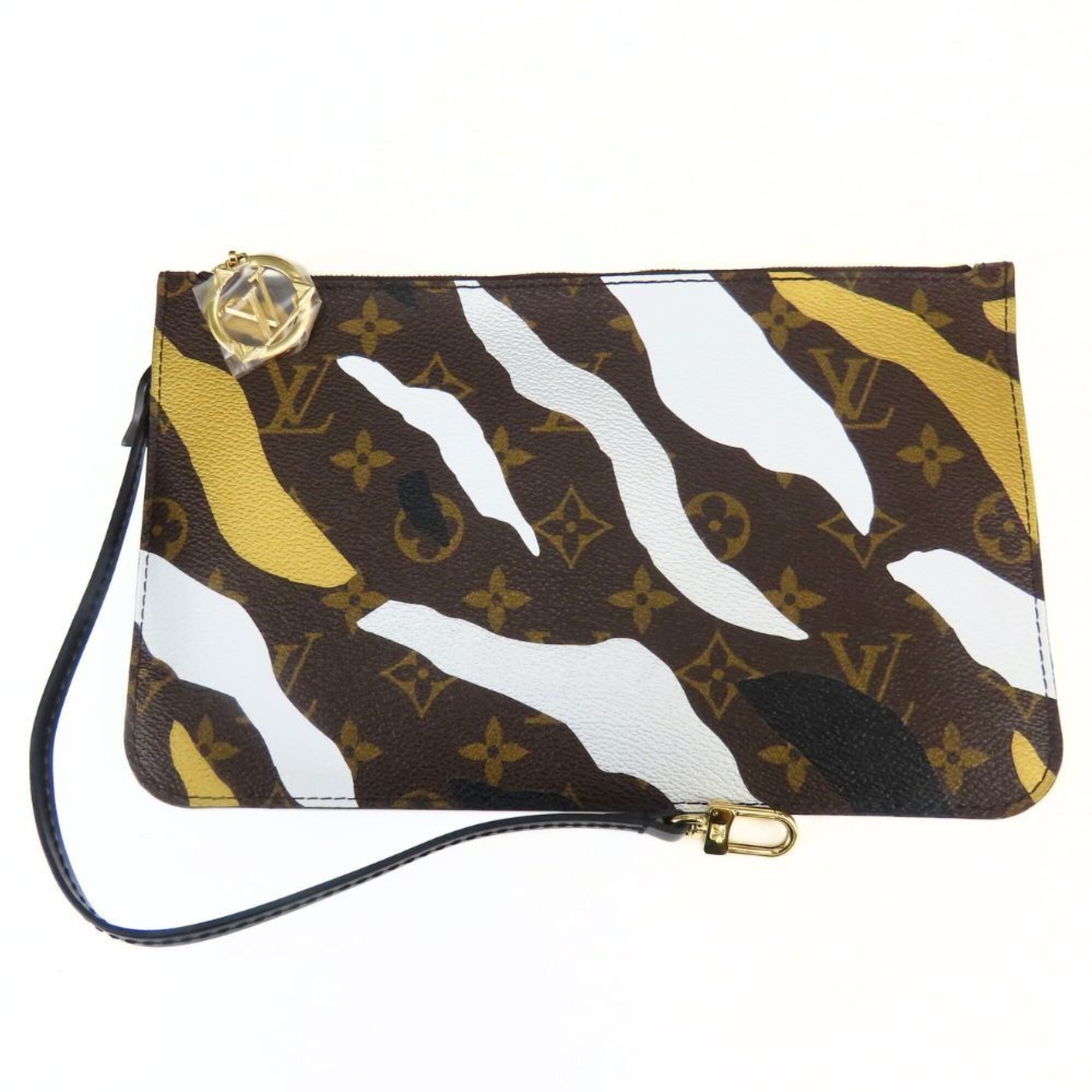 Louis Vuitton Black Brown Gold Silver Monogram Tote Bag (Pre-Owned)