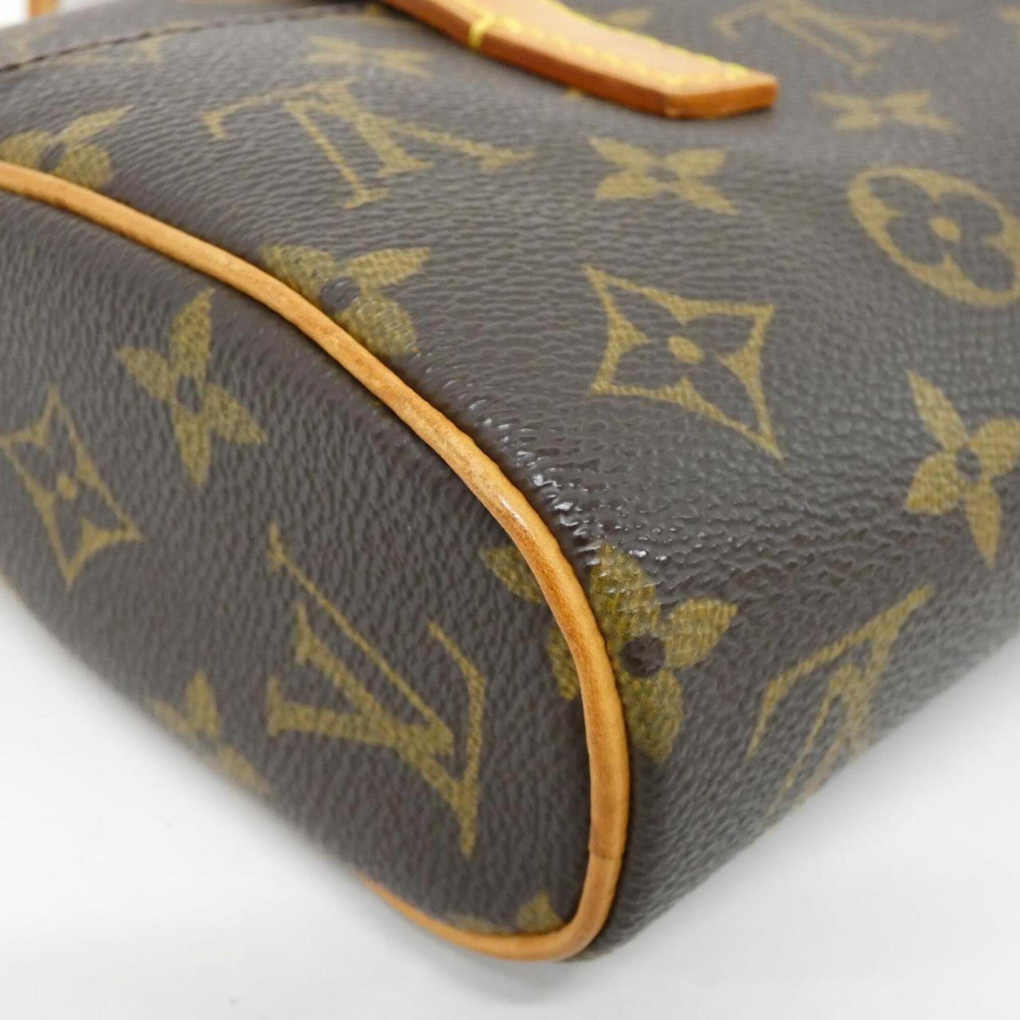 Louis Vuitton Monogram Marron Coated Canvas Handbag (Pre-Owned)