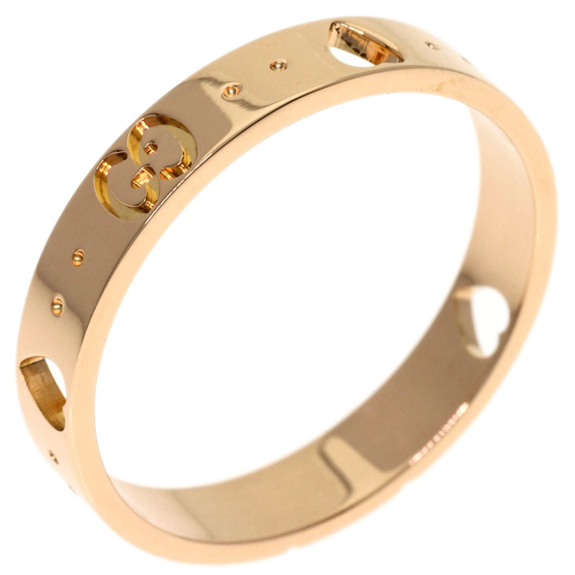 Gucci Icon Pink Gold (18K) Band Ring (Pre-Owned)