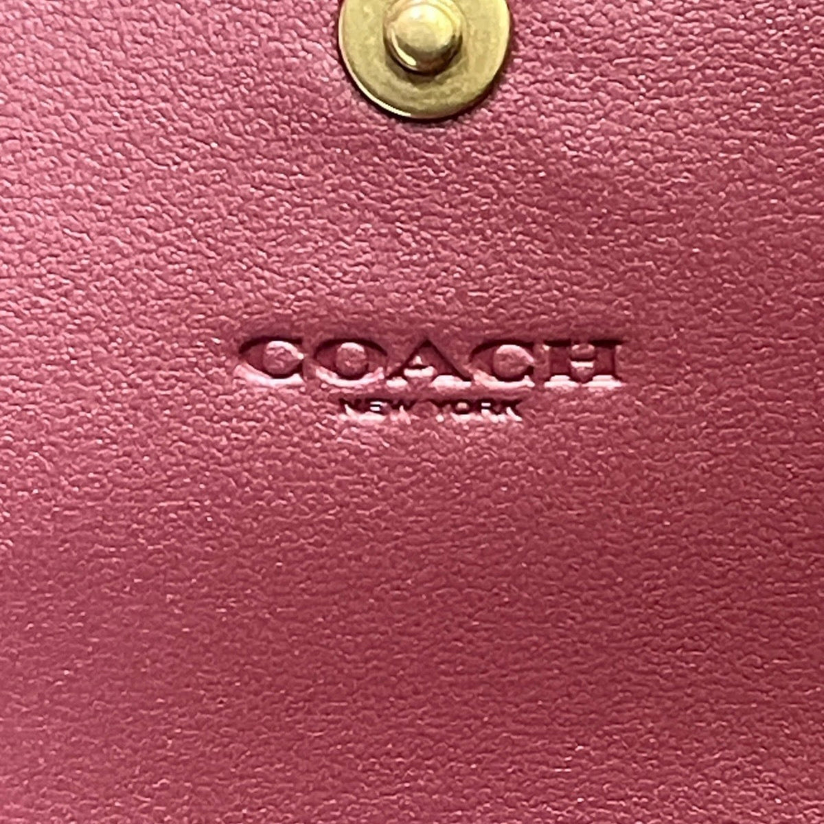 Coach Brown Pvc Leather Wallet (Tri-Fold) (Pre-Owned)