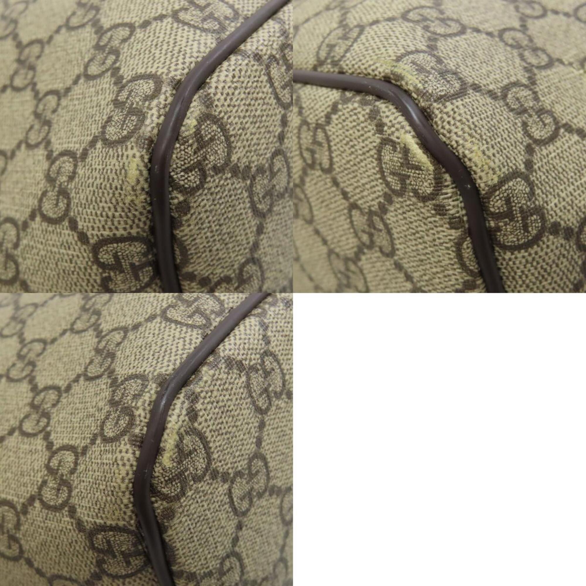 Gucci Brown Pvc Tote Bag (Pre-Owned)