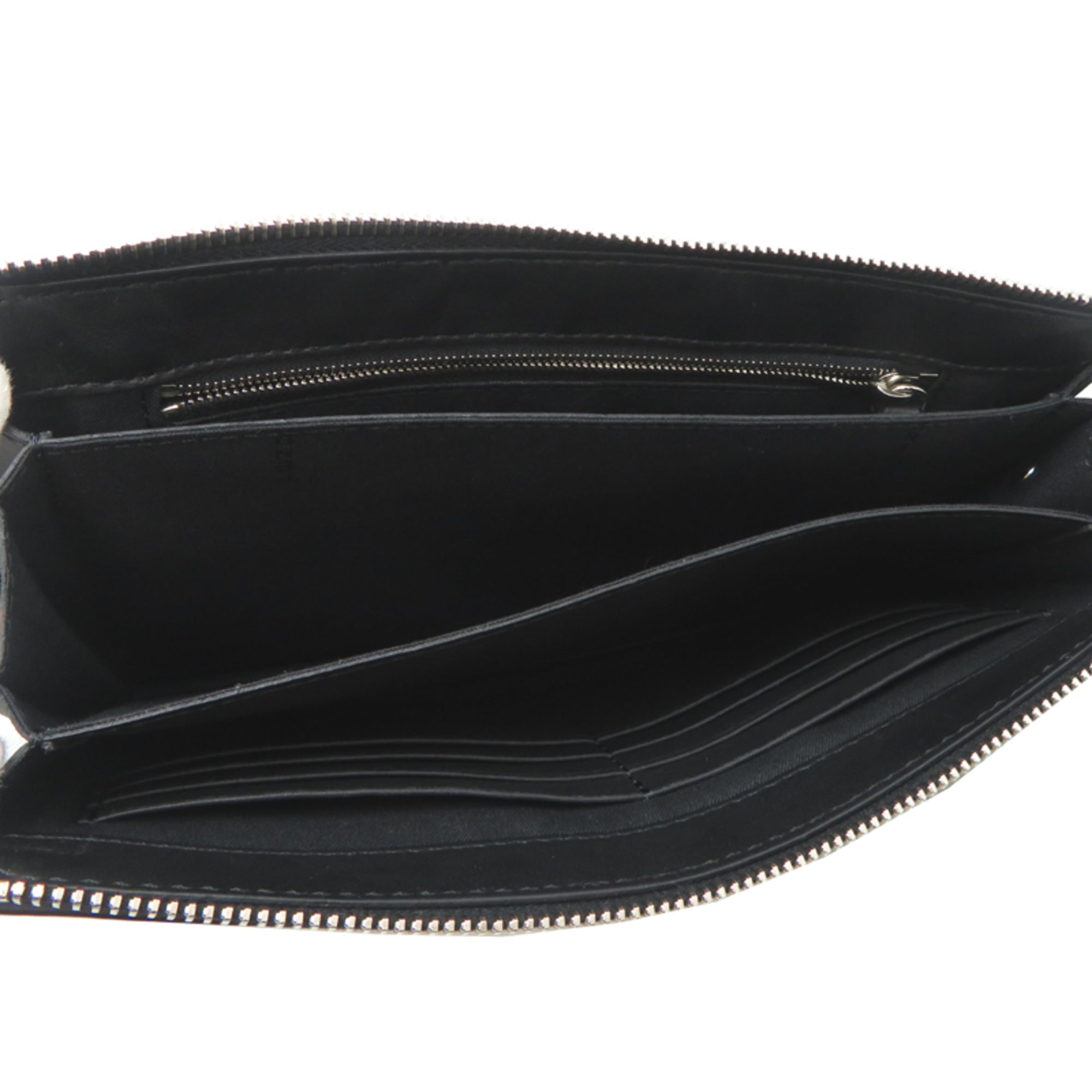 Fendi Black Leather Clutch Bag (Pre-Owned)