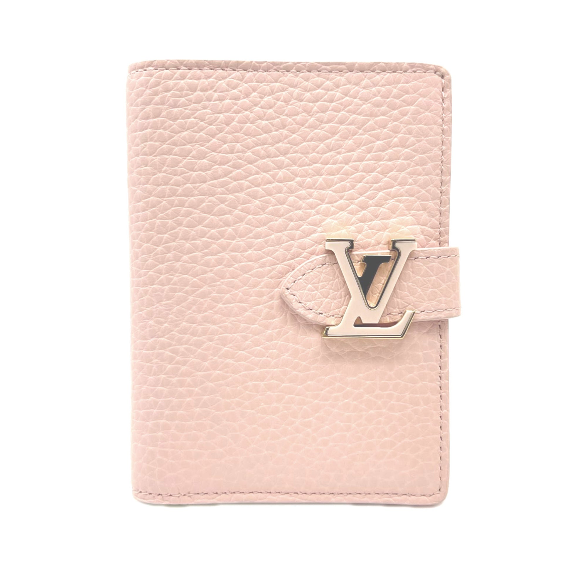 Louis Vuitton Taurillon Pink Yellow Leather Wallet (Bi-Fold) (Pre-Owned)