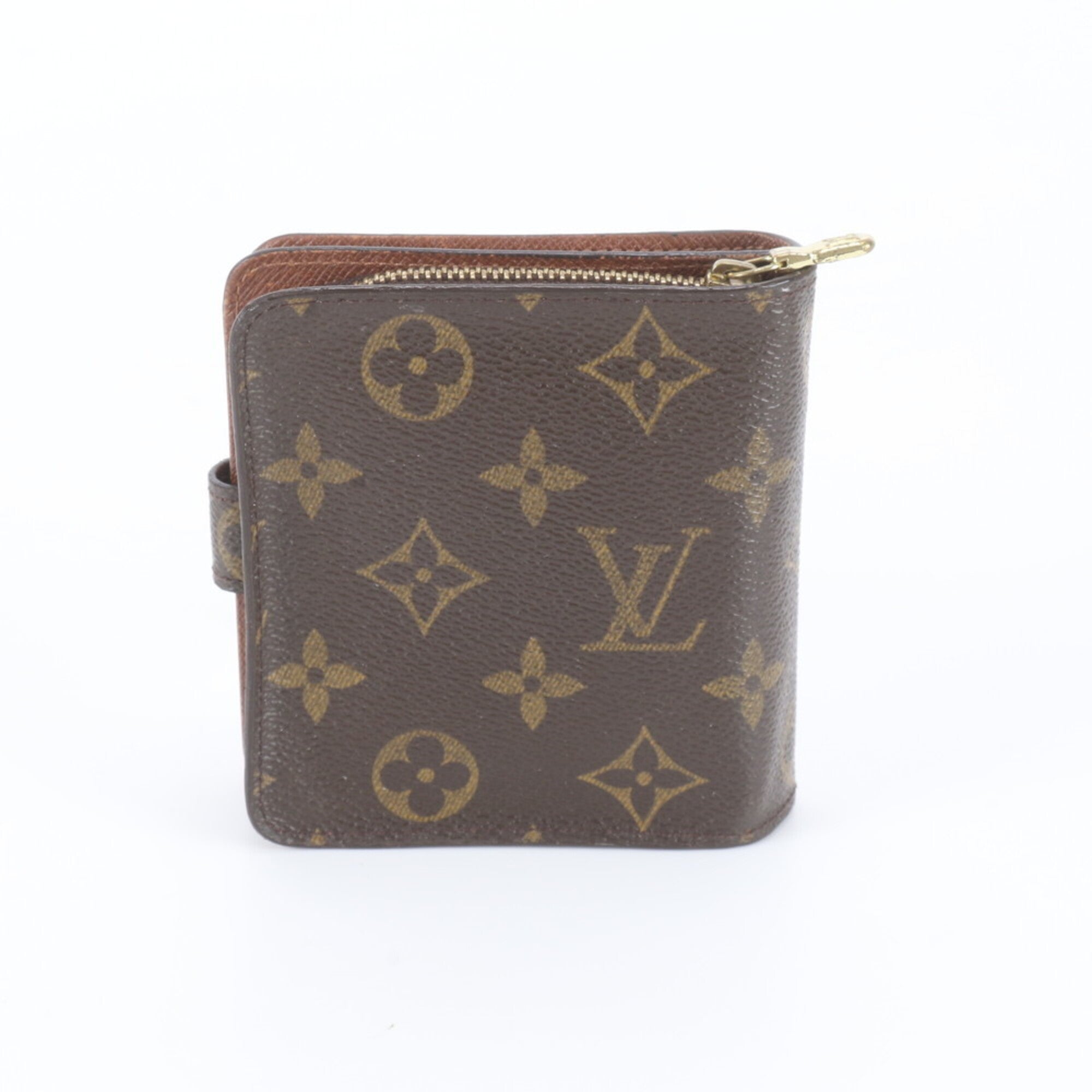 Louis Vuitton Brown Cuir Ombre Leather Coated Canvas Wallet (Bi-Fold) (Pre-Owned)