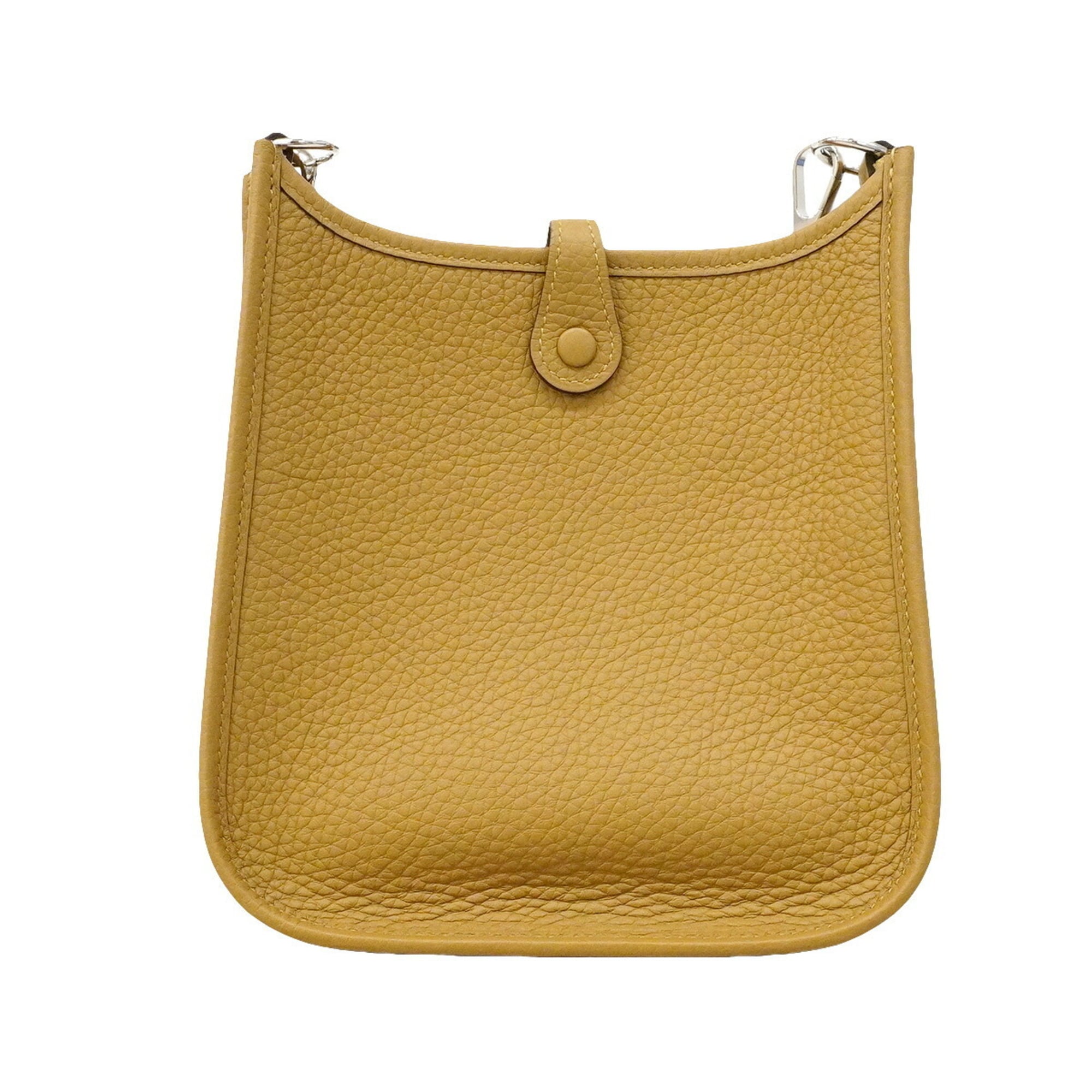 Hermes Brown Taurillon Clemence Leather Shoulder Bag (Pre-Owned)