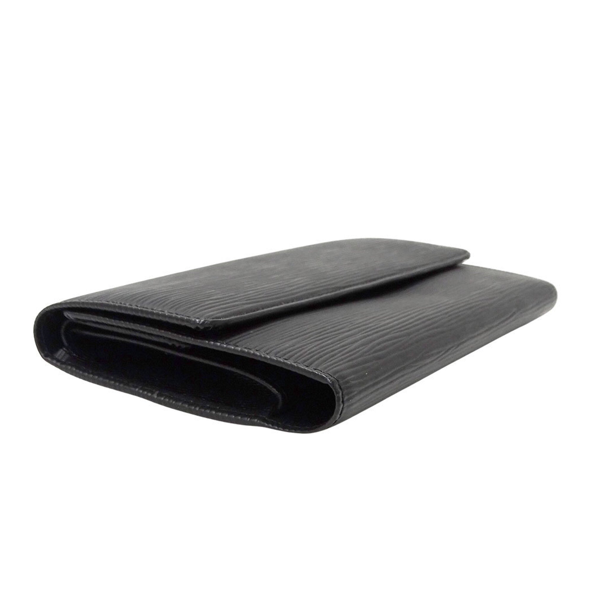 Louis Vuitton Black Galle Noir Epi Leather Long Wallet (Bi-Fold) (Pre-Owned)