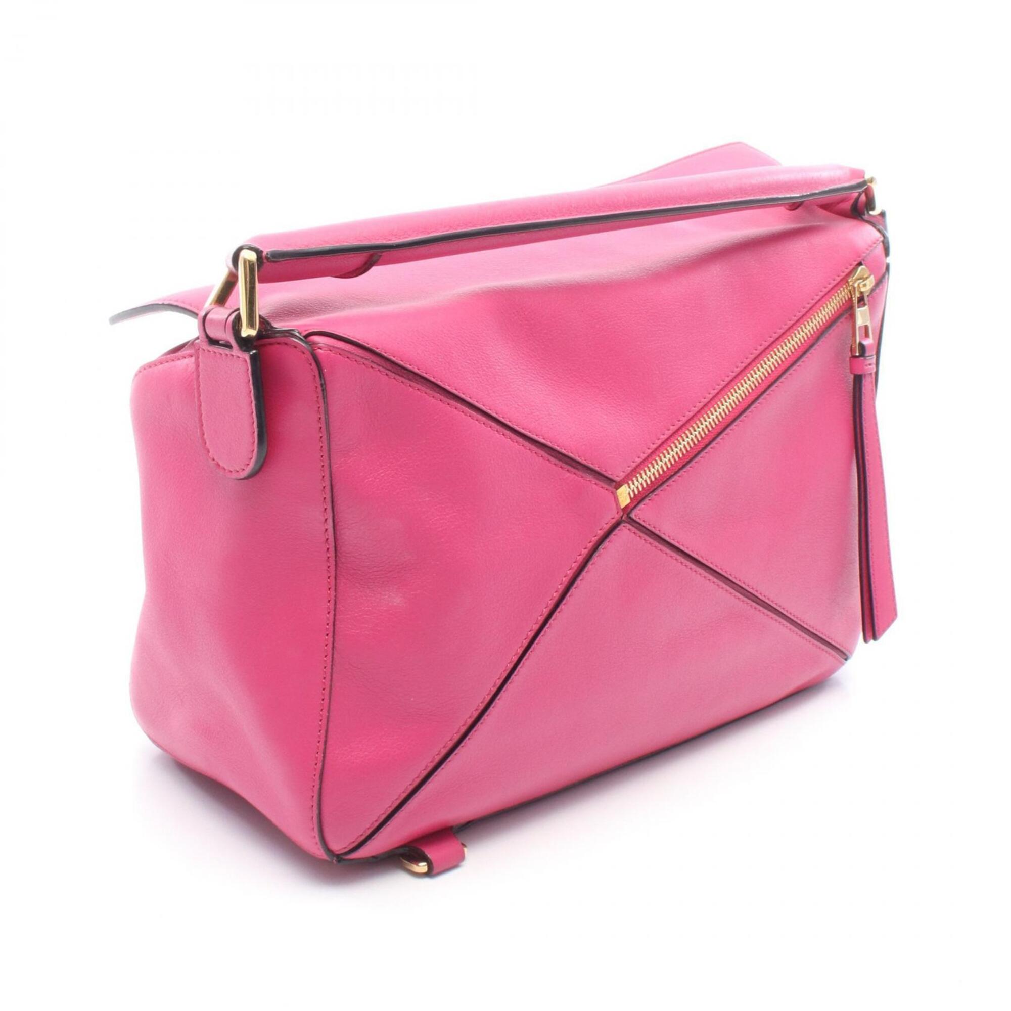 Loewe Pink Leather Handbag (Pre-Owned)