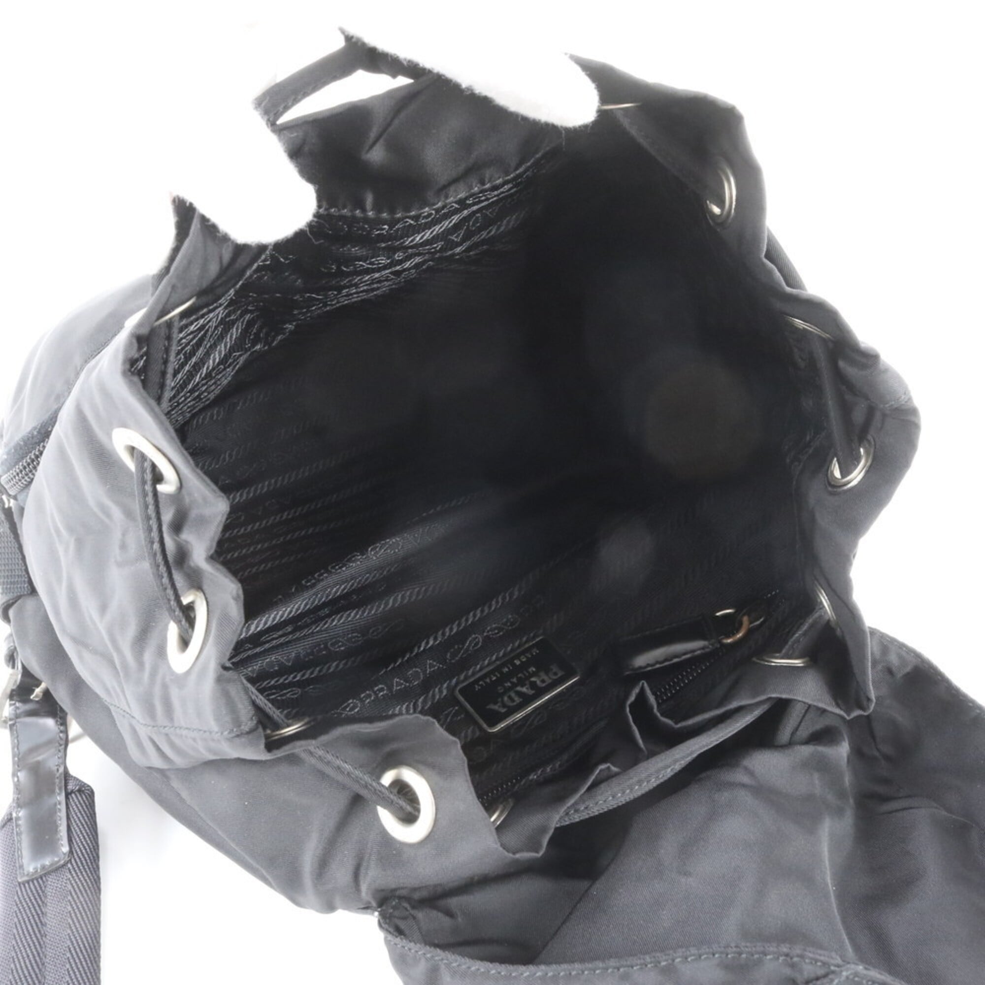 Prada Black Leather Nylon (Pre-Owned)