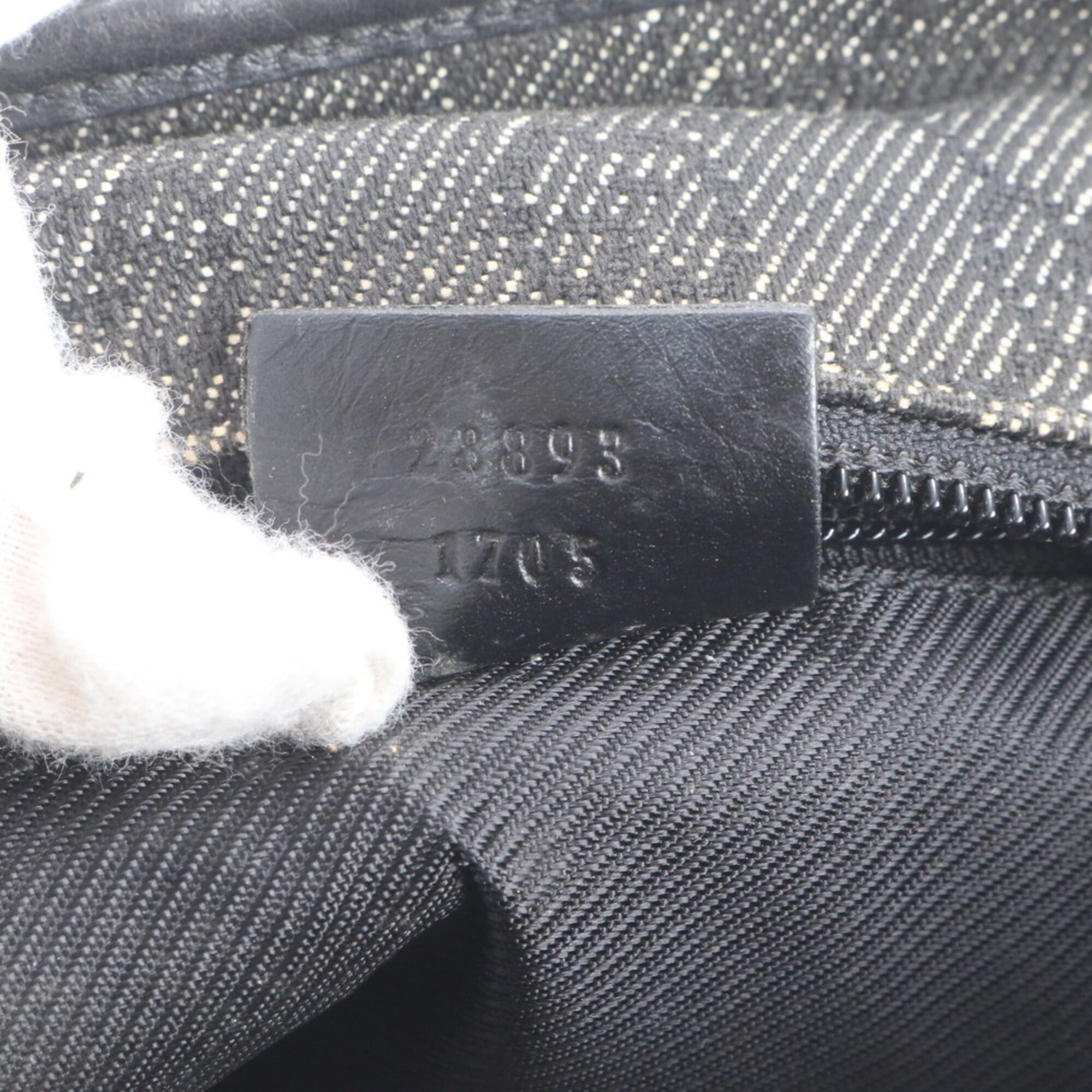 Gucci Gg Canvas Black Gg Canvas Handbag Tote Bag (Pre-Owned)