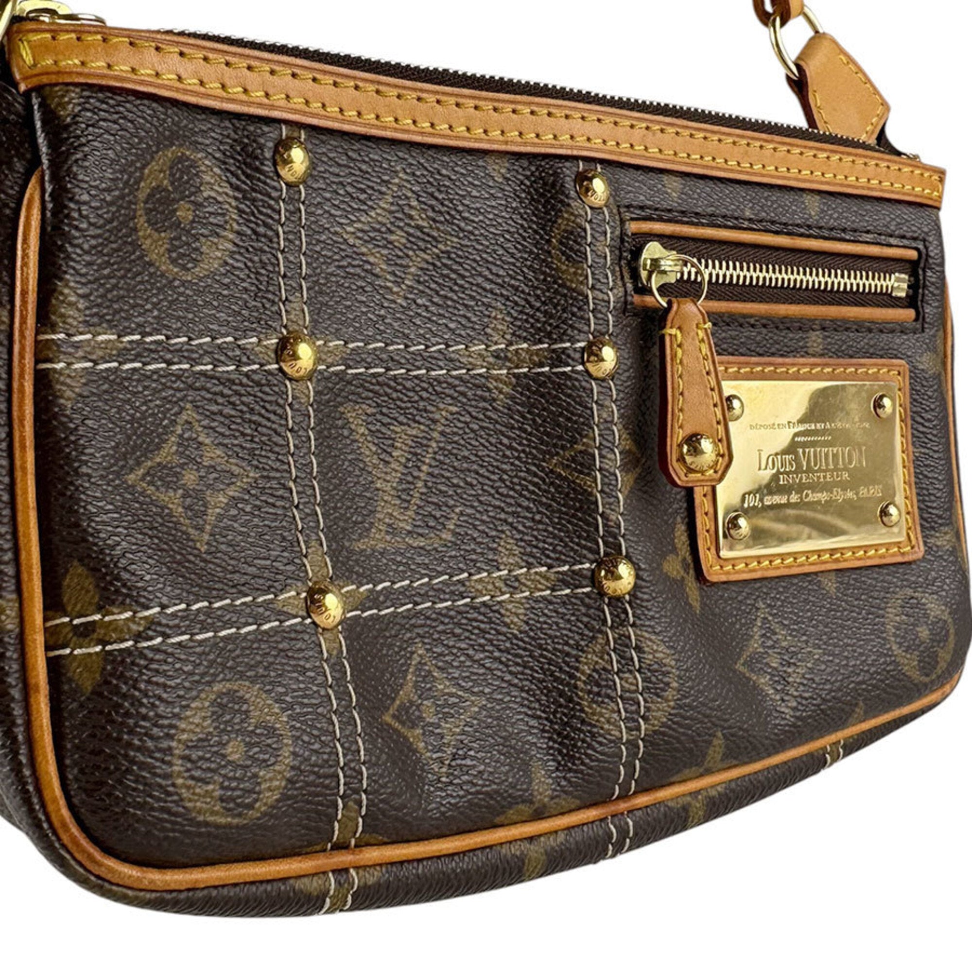 Louis Vuitton Brown Monogram Handbag Pochette (Pre-Owned)