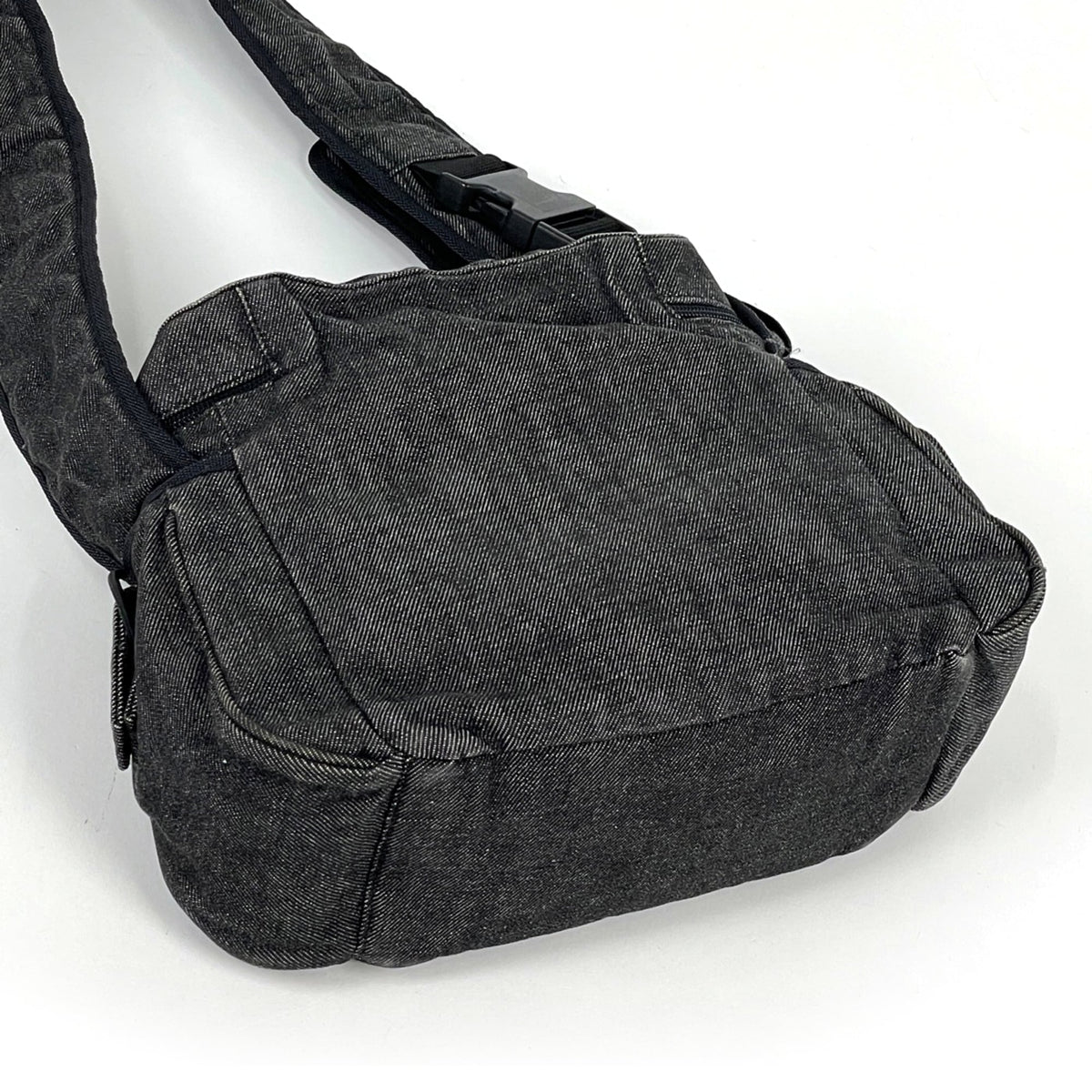 Miu Miu Black Denim Shoulder Bag (Pre-Owned)