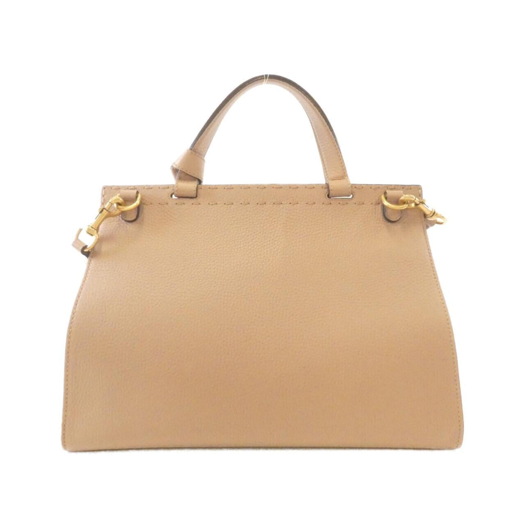 Gucci Beige Leather Handbag (Pre-Owned)