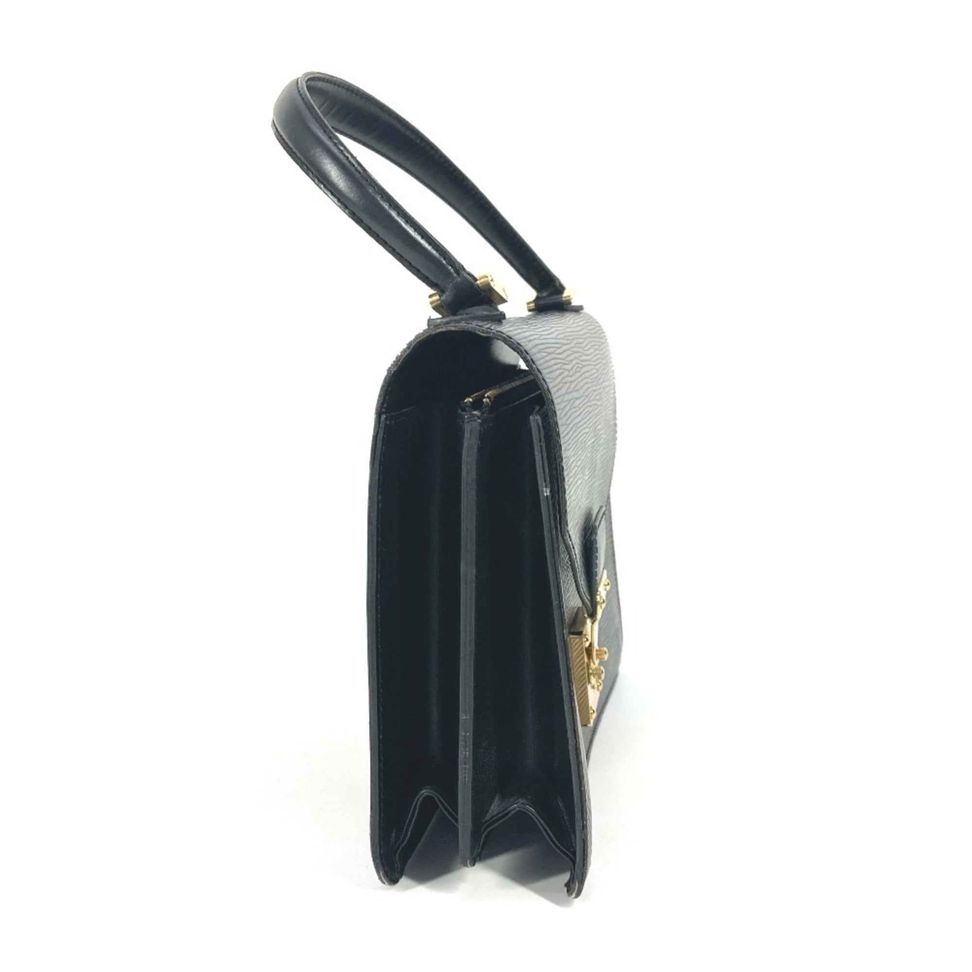 Louis Vuitton Black Noir Epi Leather Handbag (Pre-Owned)