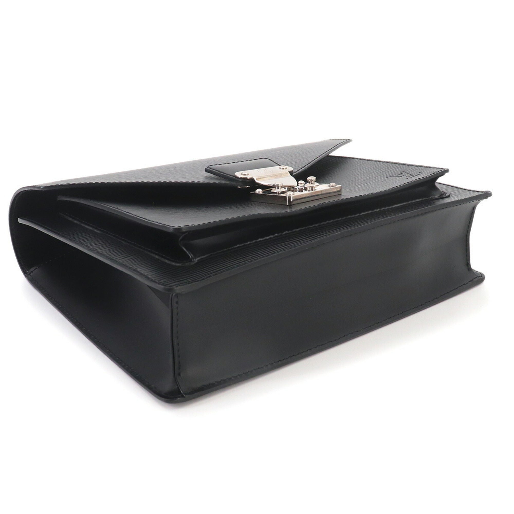 Louis Vuitton Black Noir Epi Leather Handbag (Pre-Owned)