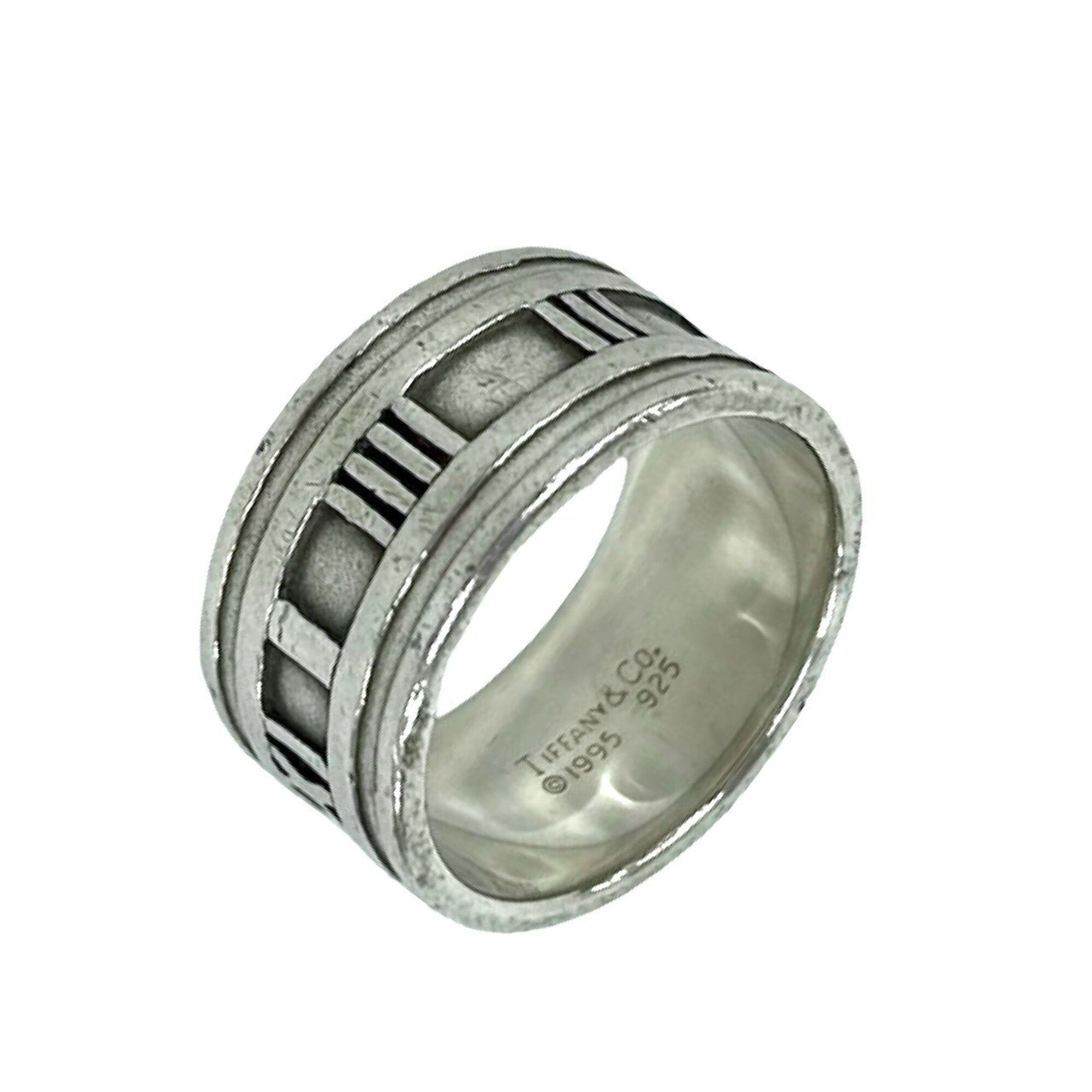 Tiffany Silver Silver 925 Band Ring (Pre-Owned)