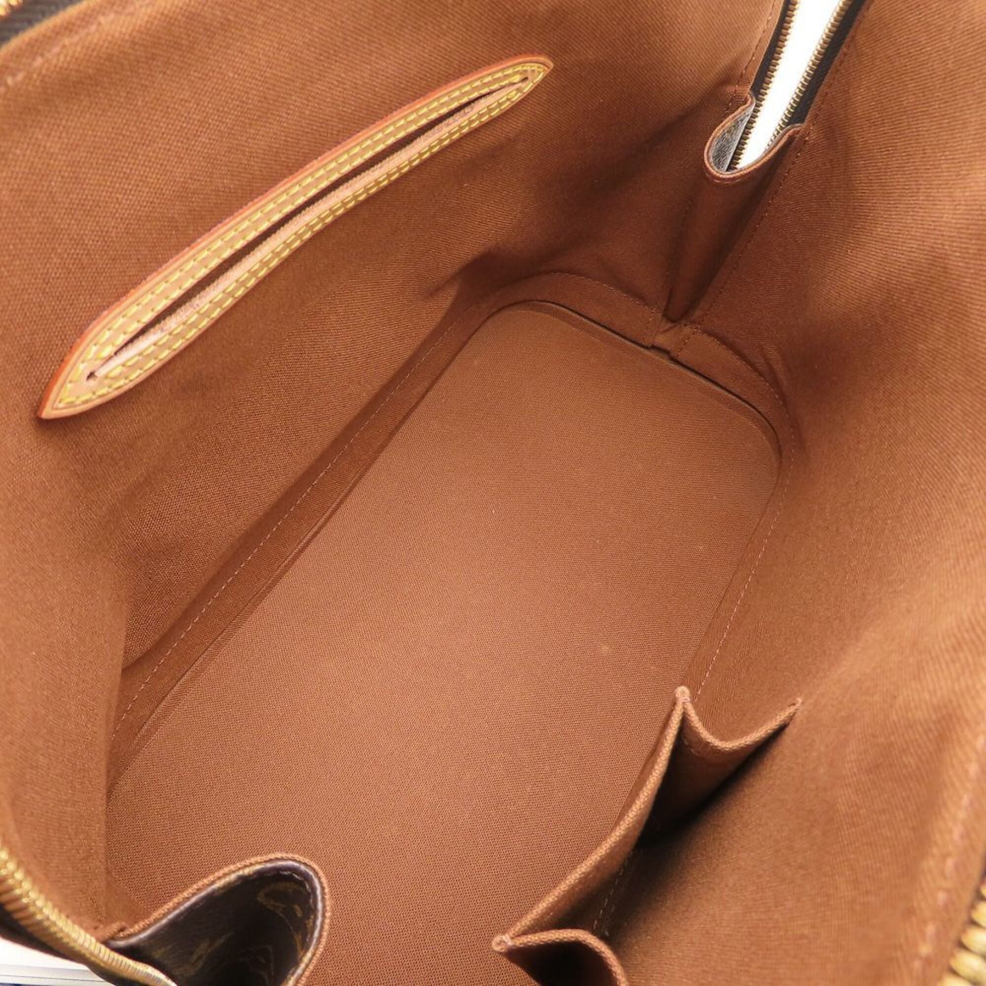 Louis Vuitton Brown Monogram Canvas Handbag (Pre-Owned)