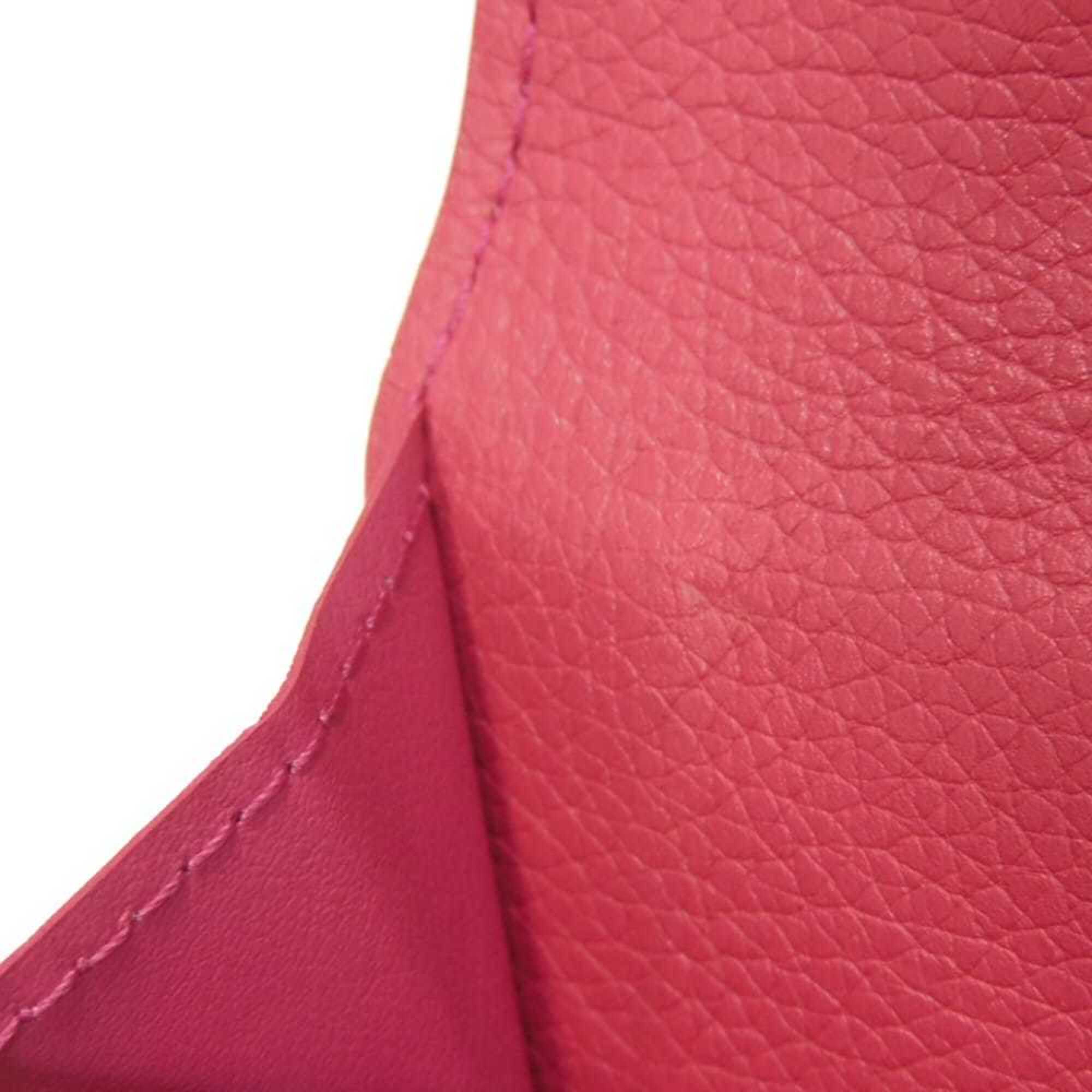 Louis Vuitton Pink Leather Wallet (Tri-Fold) (Pre-Owned)