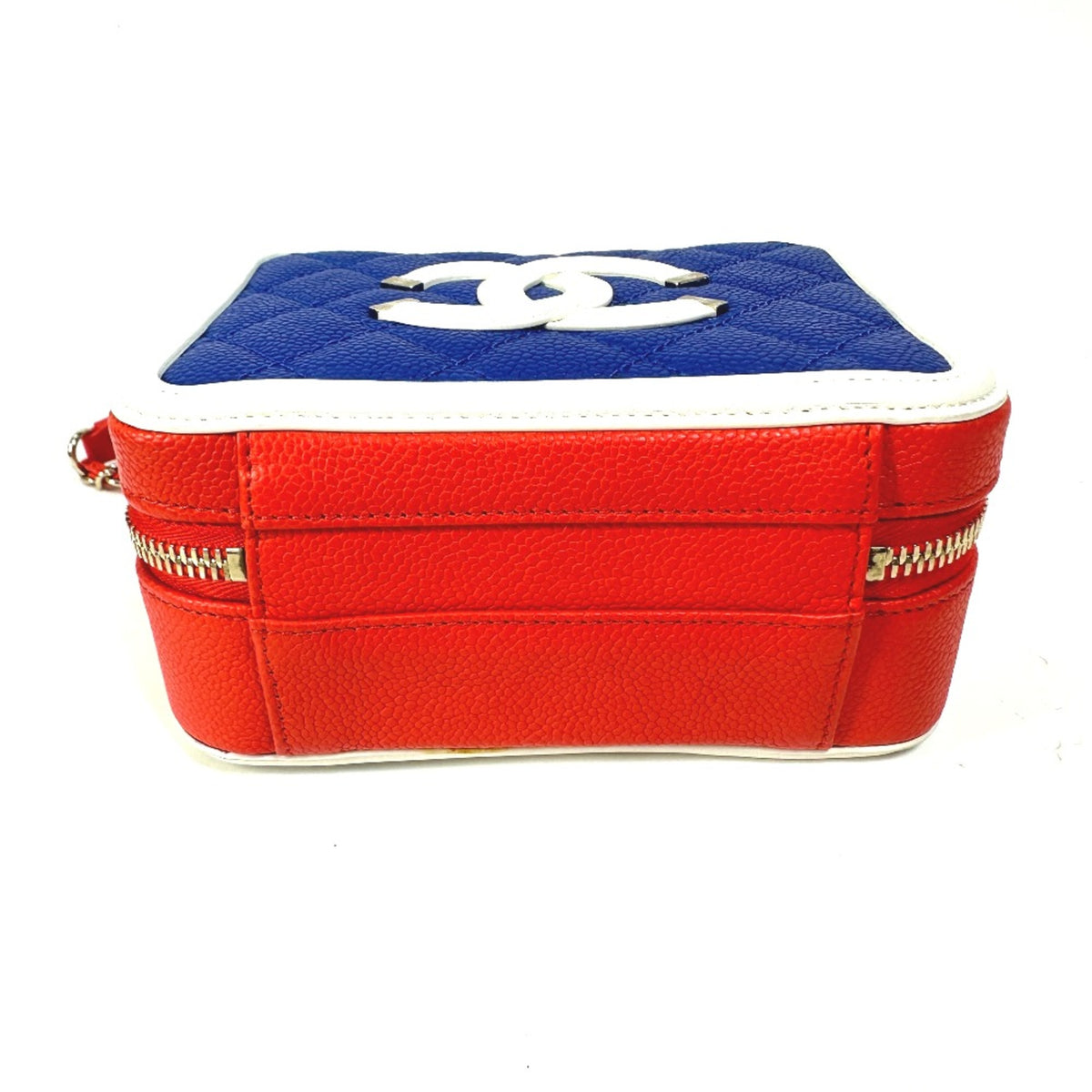 Chanel Red Leather Shoulder Bag (Pre-Owned)