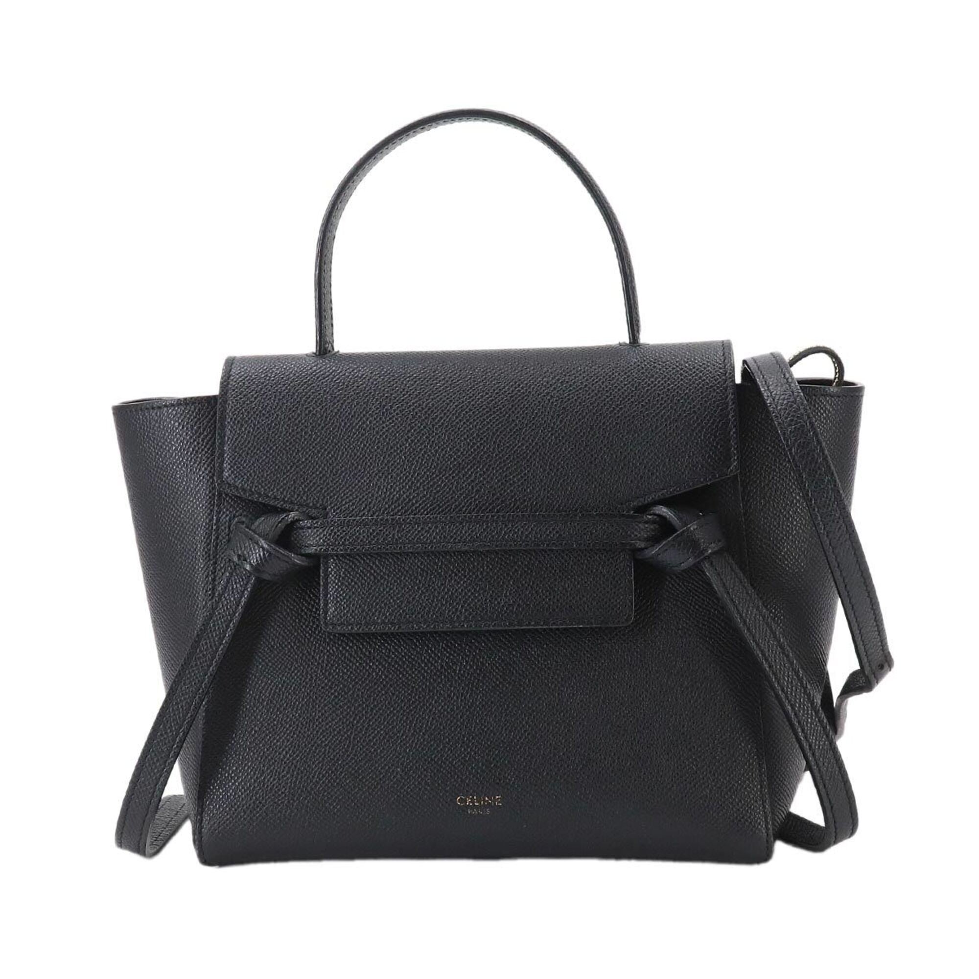 Celine Black Leather Handbag (Pre-Owned)